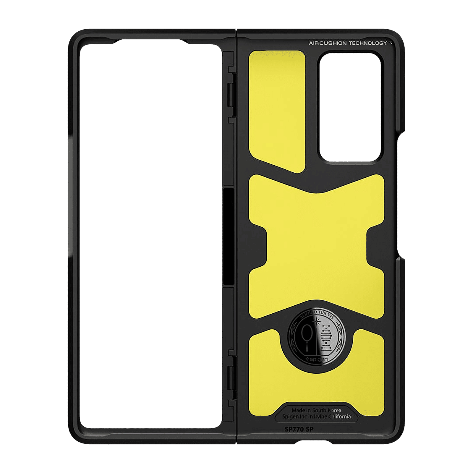 spigen Slim Armor Pro TPU & Polycarbonate Back Cover for SAMSUNG Galaxy Z Fold 2 (Wireless Charging Compatible, Black)_7