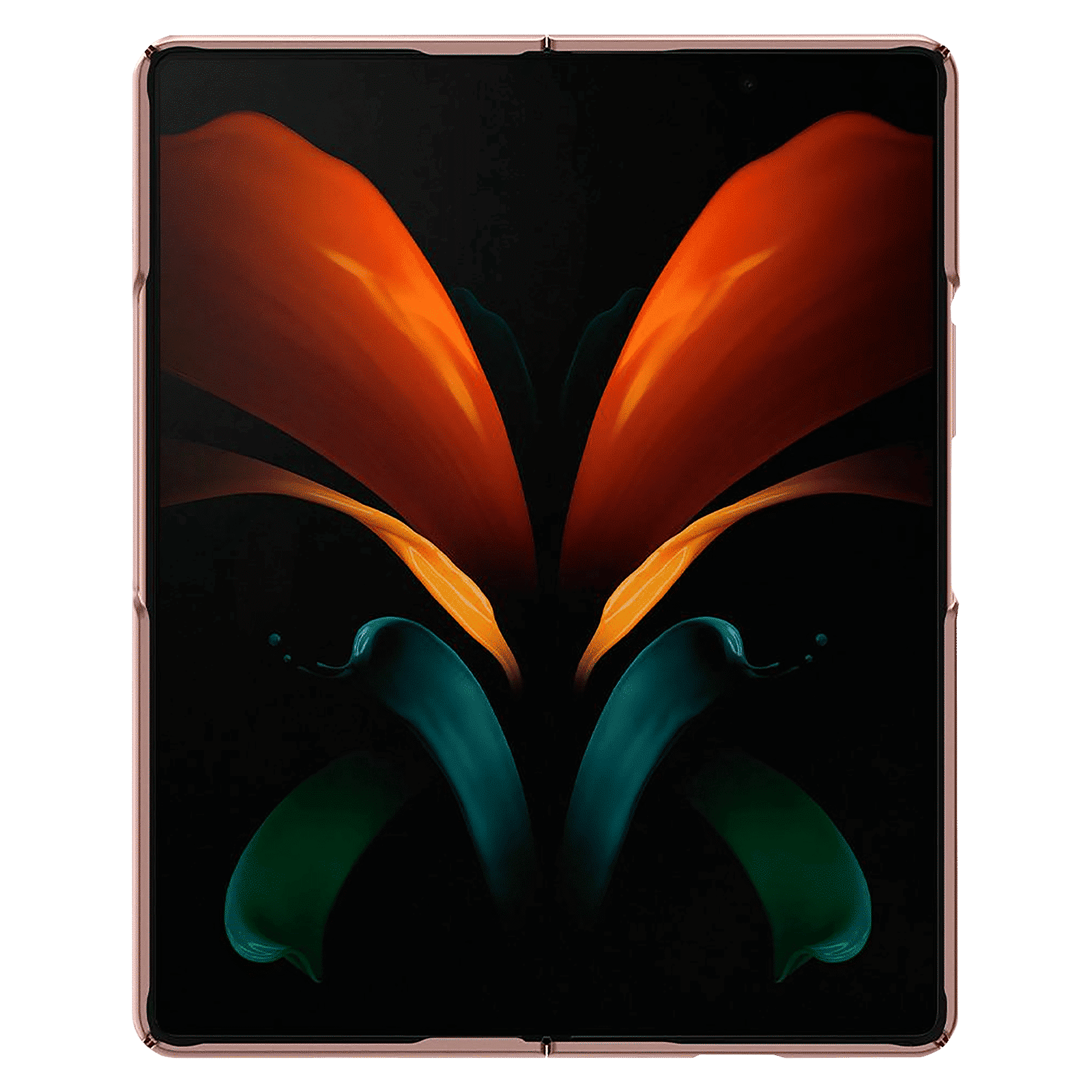 spigen Thin Fit Polycarbonate Back Cover for SAMSUNG Galaxy Z Fold 2 (Wireless Charging Compatible, Bronze)_3