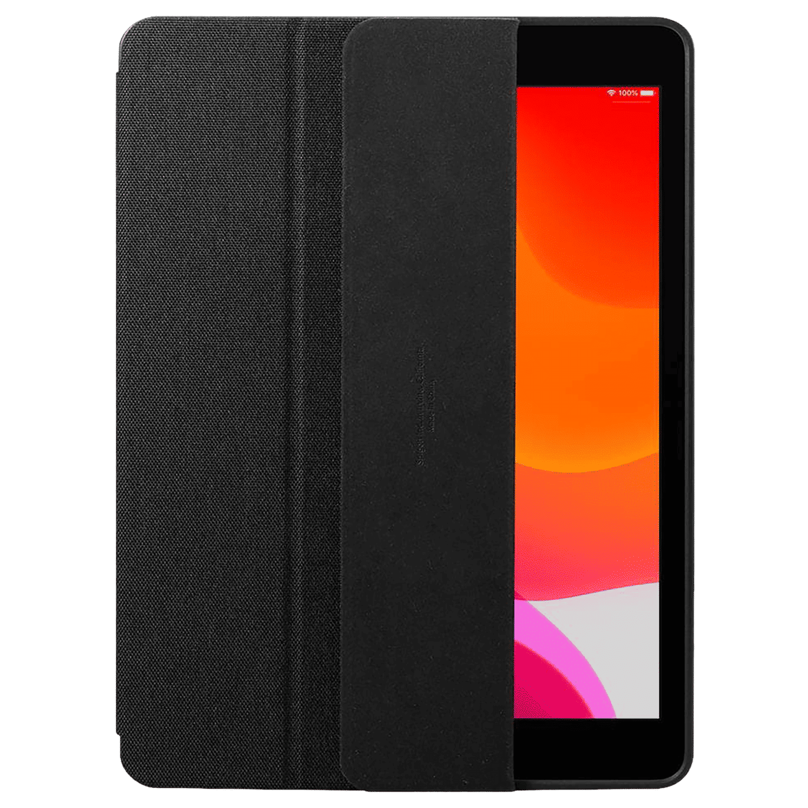 spigen Urban Fit TPU, Polyurethane Leather Case Cover for Apple iPad 10.2 Inch (9th, 8th & 7th Gen) (Built-in Kickstand, Black)_16