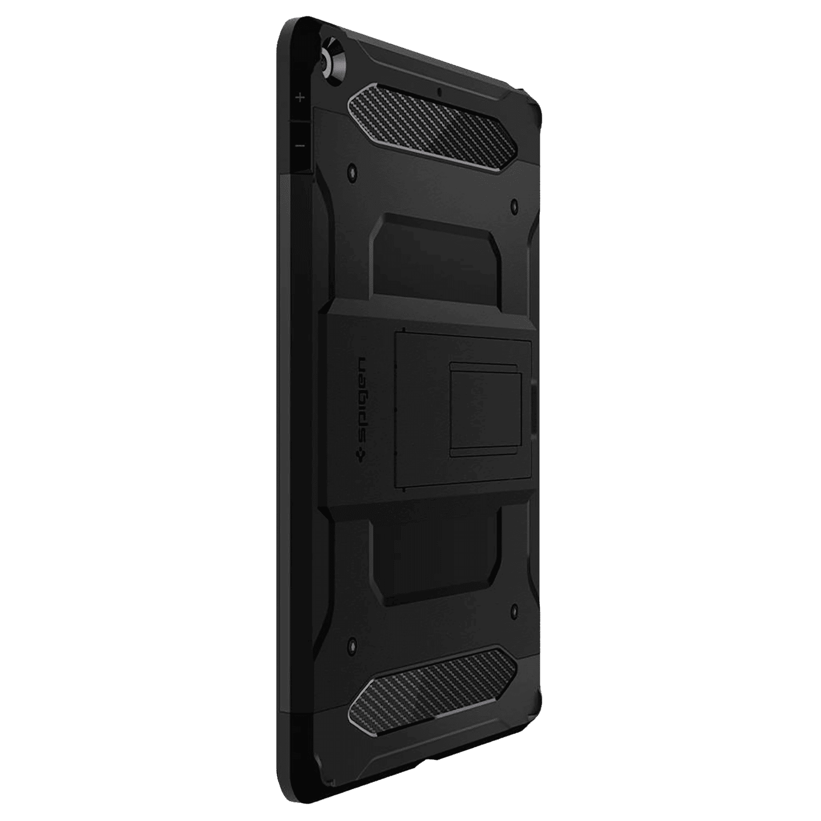 spigen Tough Armor Tech Polycarbonate Back Case with Stand for Apple iPad 10.2 Inch (Air Cushion Technology, Black)_6