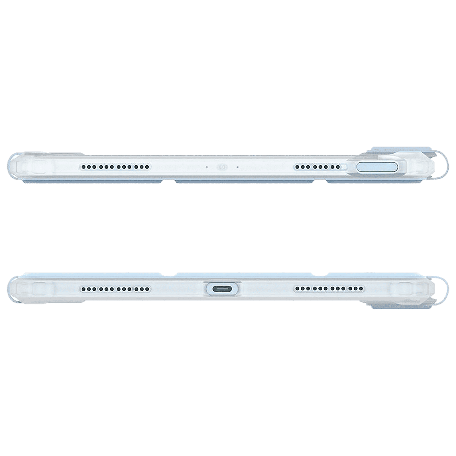 spigen Ultra Hybrid Pro TPU & PC Back Case with Stand For iPad Air 10.9" (2020) (Air Cushion Technology, ACS02698, Sky Blue)_5