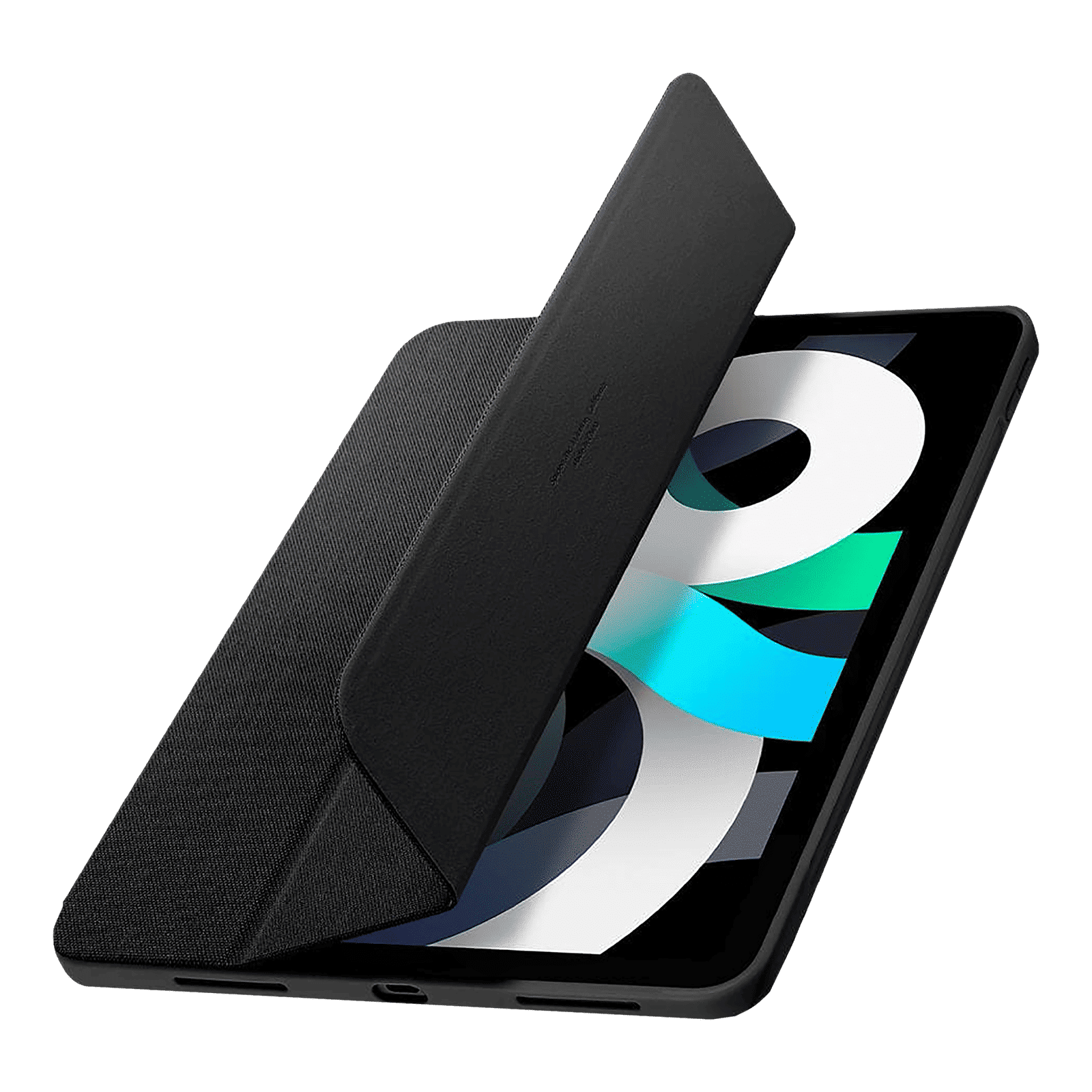 spigen Urban Fit TPU Flip Cover For Apple iPad Air 10.9 Inch (Lightweight, Black)_11