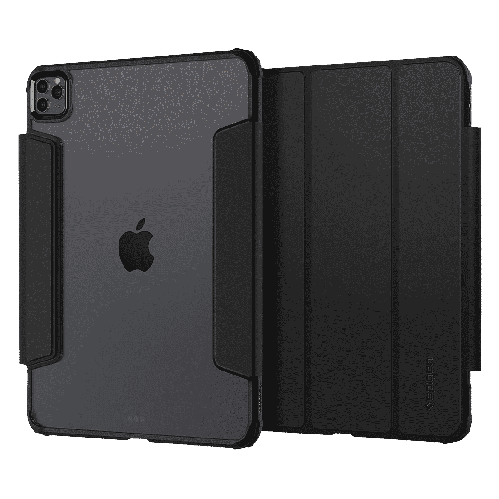 spigen Ultra Hybrid Pro TPU & PC Back Case with Stand For iPad Pro 11" (2021) (Air Cushion Technology, ACS02885, Black)_1