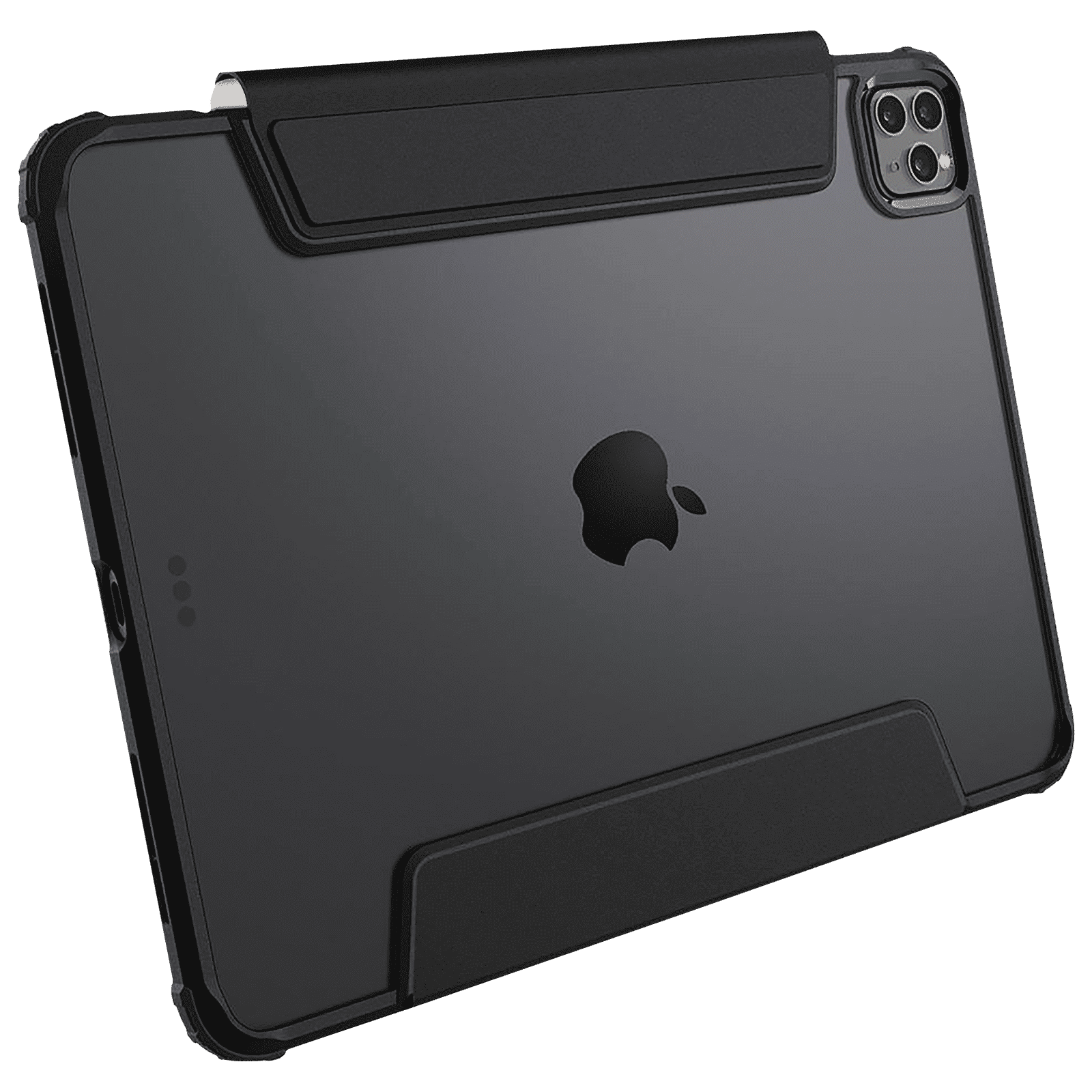 spigen Ultra Hybrid Pro TPU & PC Back Case with Stand For iPad Pro 11" (2021) (Air Cushion Technology, ACS02885, Black)_12