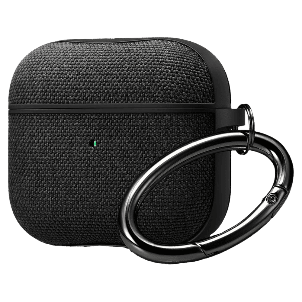 spigen Urban Fit Fabric Full Cover Case For AirPods 3 (Dual Tone Design, ASD02111, Black)_9