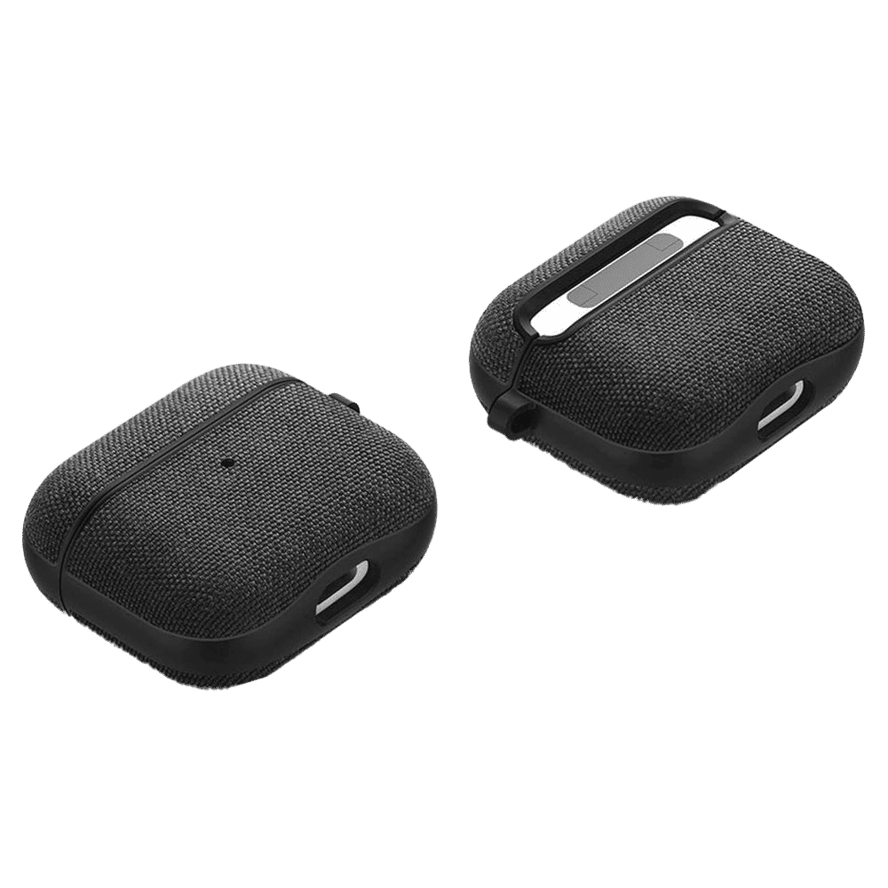 spigen Urban Fit Fabric Full Cover Case For AirPods 3 (Dual Tone Design, ASD02111, Black)_10