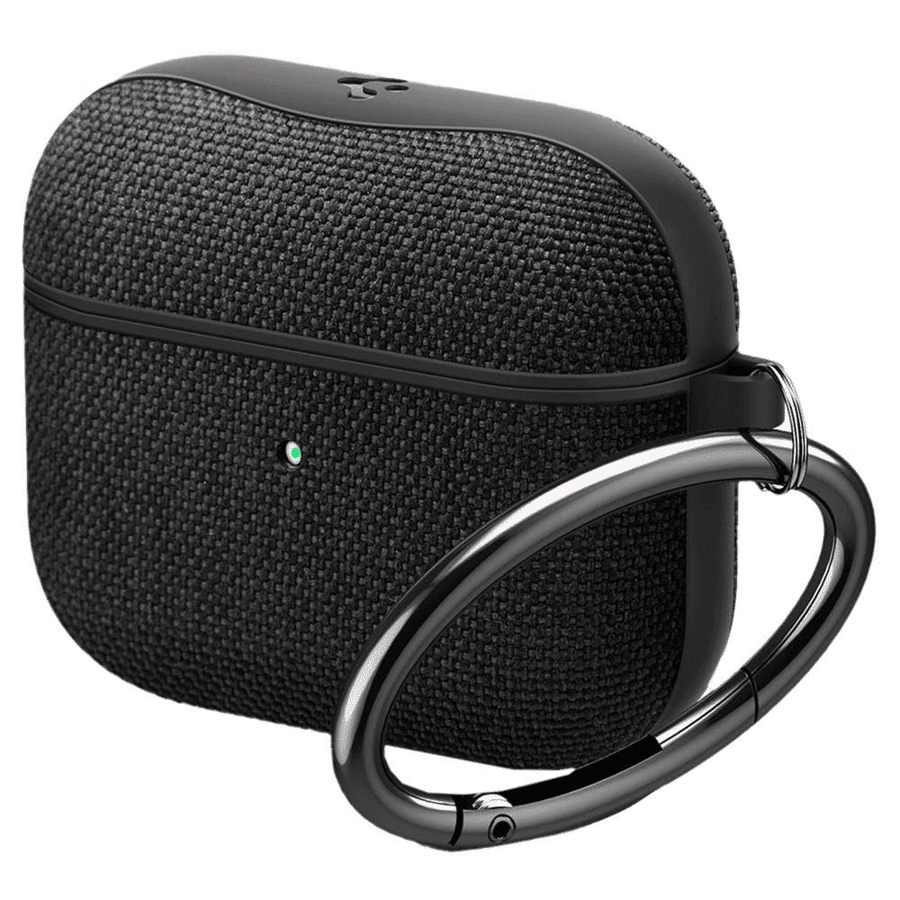spigen Urban Fit Fabric Full Cover Case For AirPods 3 (Dual Tone Design, ASD02111, Black)_15