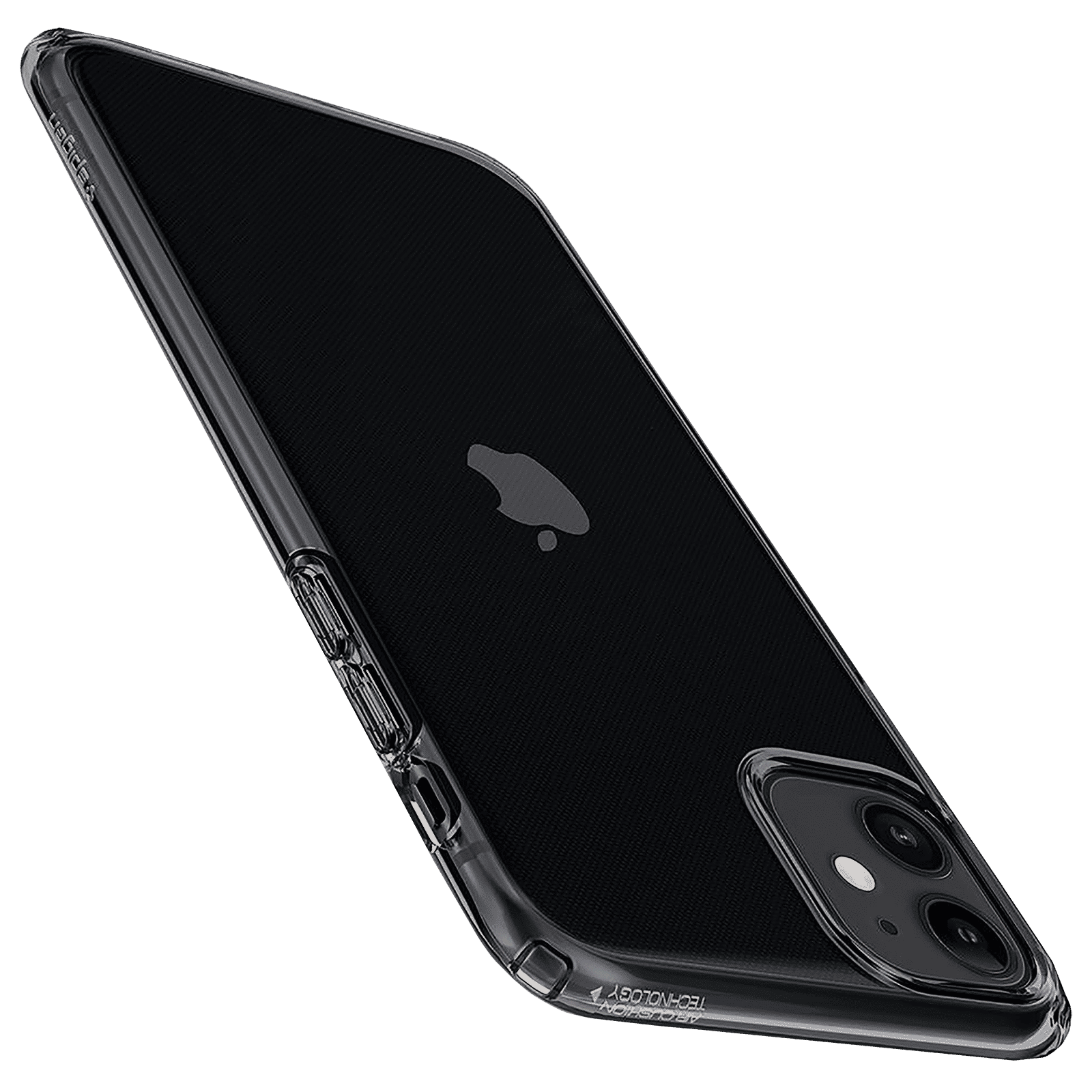 spigen Liquid Crystal Soft TPU Back Cover for Apple iPhone 11 (Wireless Charging Compatible, Space Crystal)_8