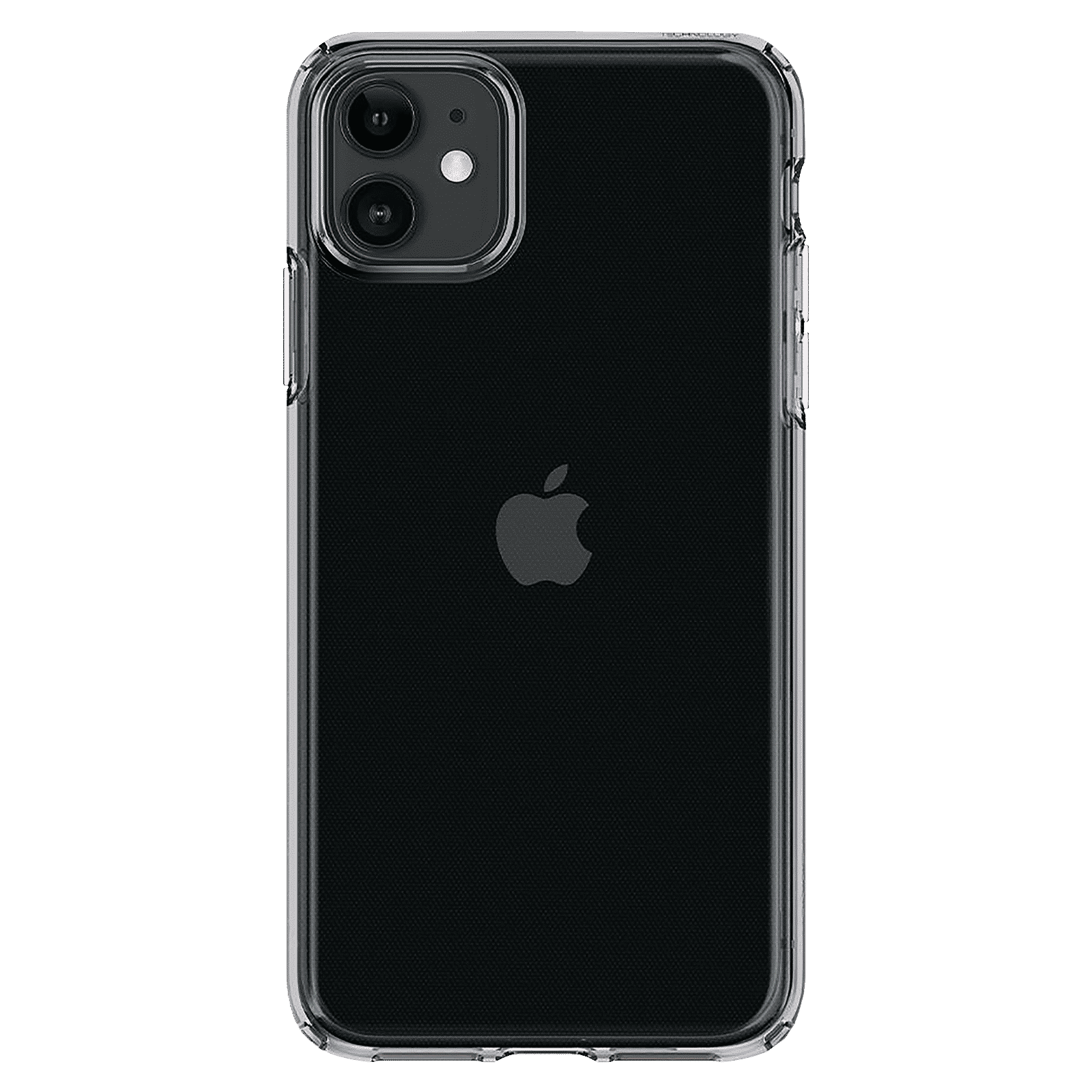 spigen Liquid Crystal Soft TPU Back Cover for Apple iPhone 11 (Wireless Charging Compatible, Space Crystal)_4
