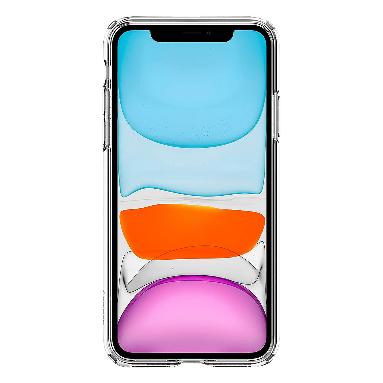 spigen Liquid Crystal Soft TPU Back Cover for Apple iPhone 11 (Wireless Charging Compatible, Crystal Clear) spigen Liquid Crystal Soft TPU Back Cover for Apple iPhone 11 (Wireless Charging Compatible, Crystal Clear)_3