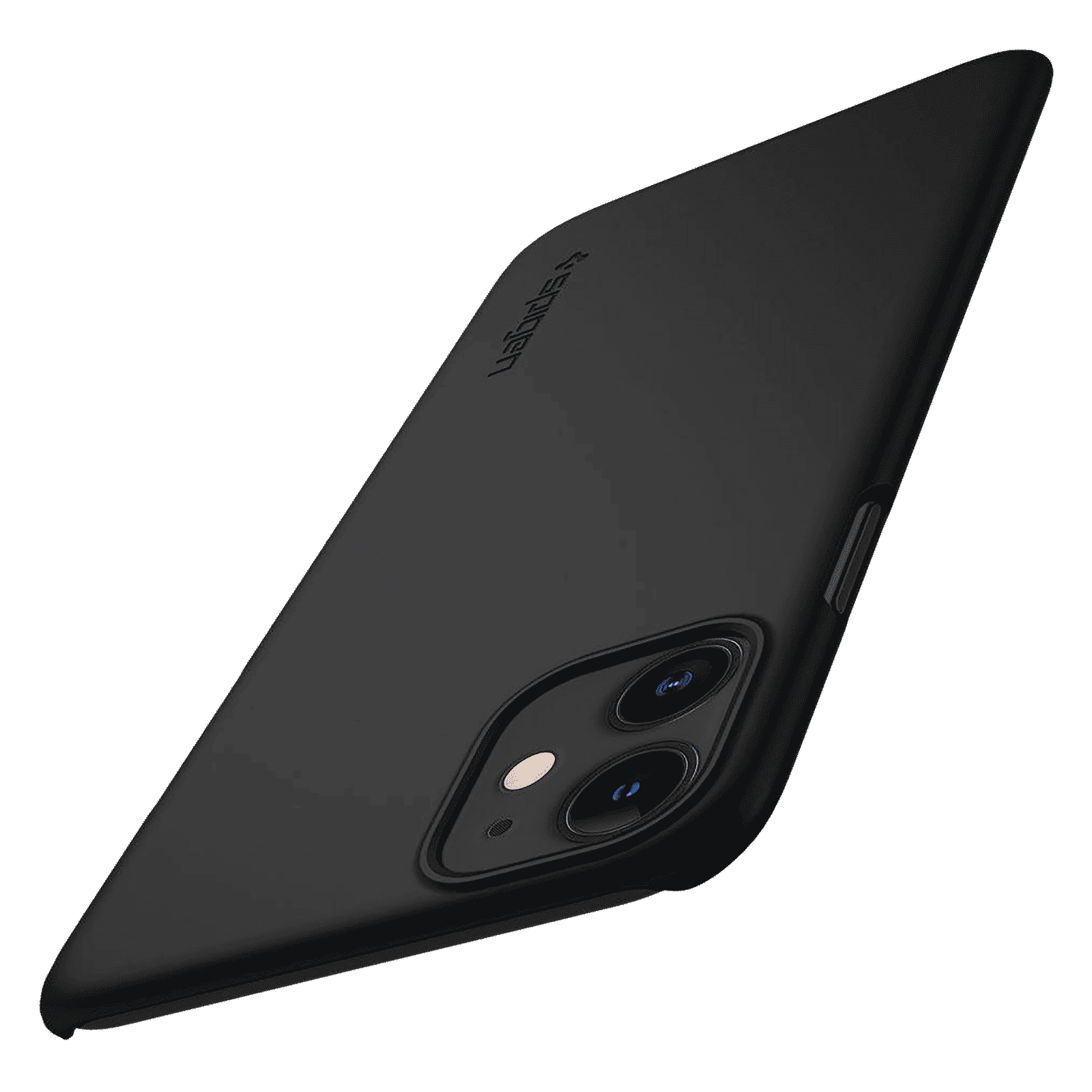 spigen Thin Fit Polycarbonate Back Cover for Apple iPhone 11 (Wireless Charging Compatible, Black)_8