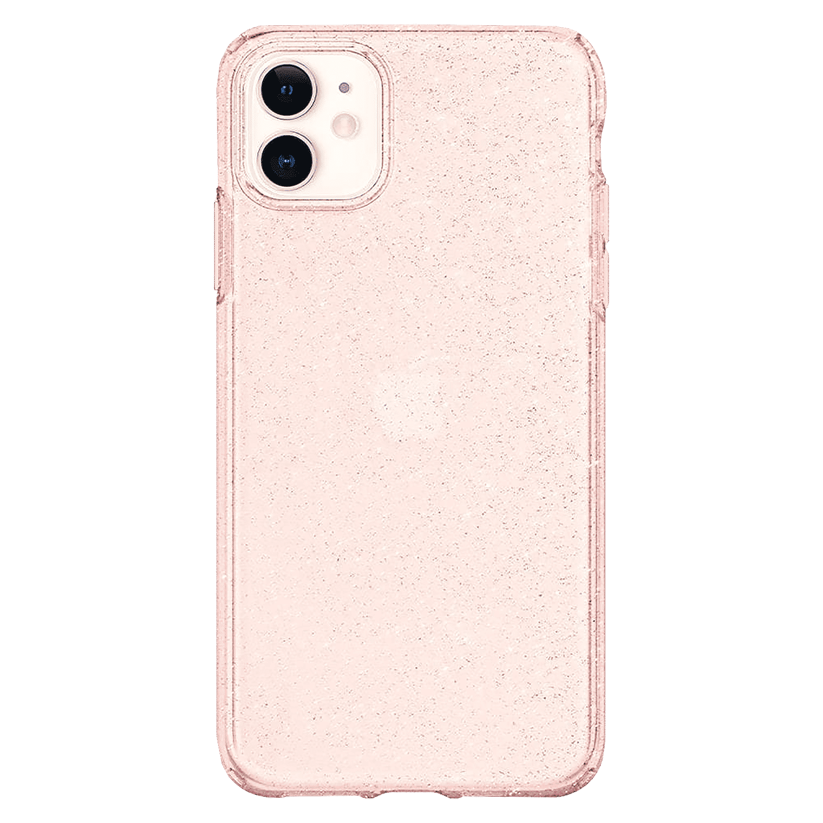spigen Liquid Crystal Glitter TPU Back Cover for Apple iPhone 11 (Wireless Charging Compatible, Rose Quartz)_4