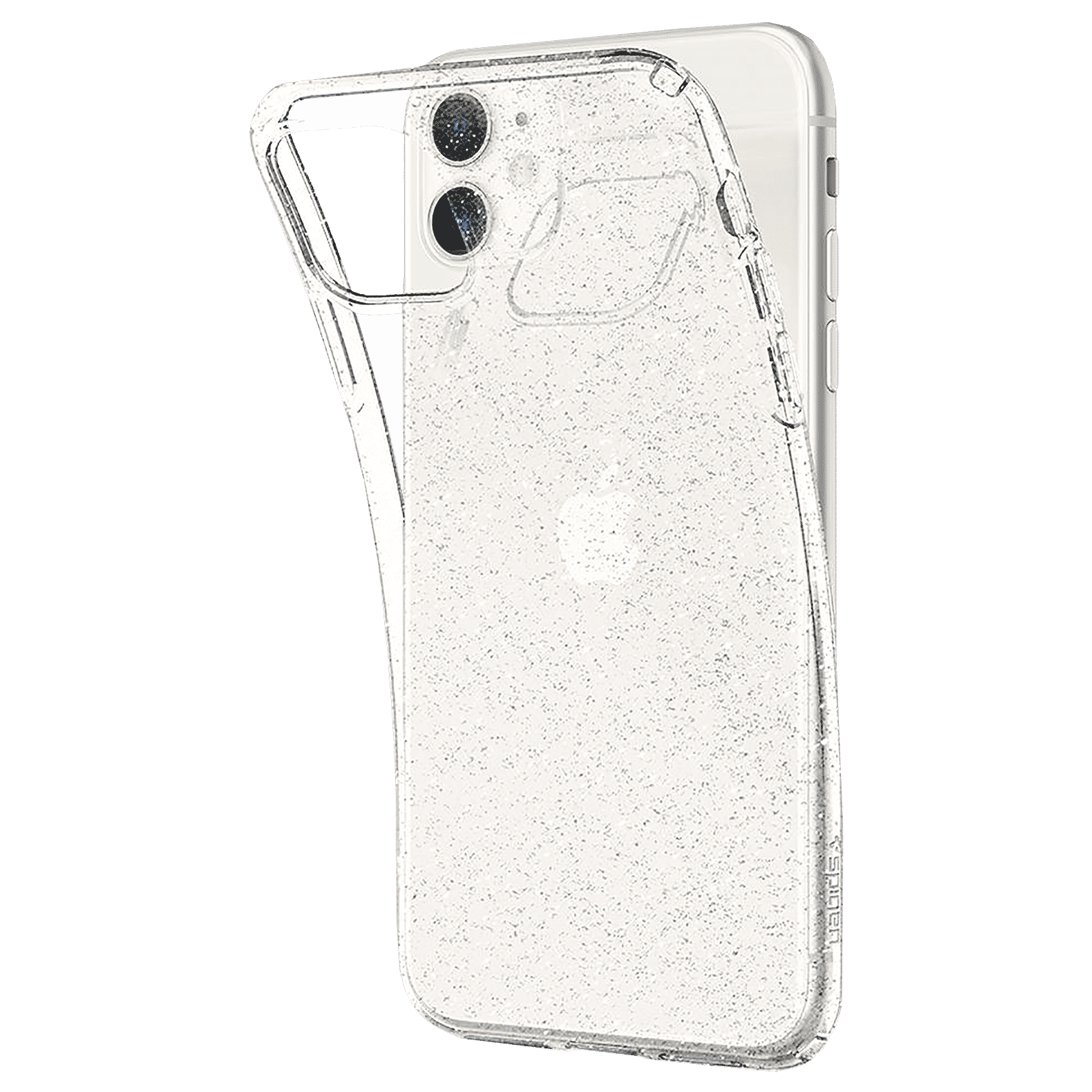 spigen Liquid Crystal Glitter TPU Back Cover for Apple iPhone 11 (Wireless Charging Compatible, Crystal Quartz)_8