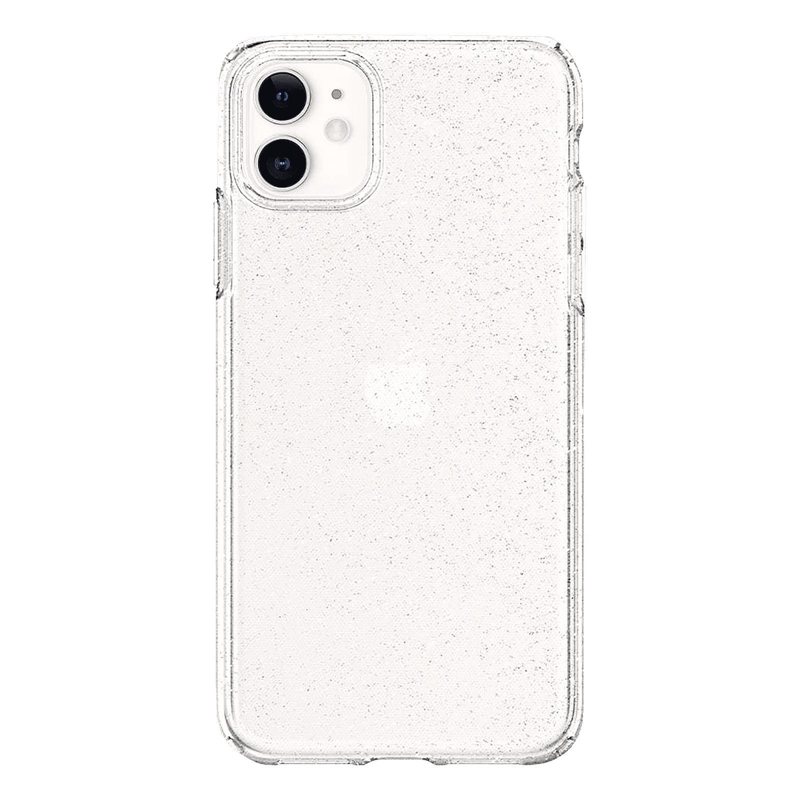 spigen Liquid Crystal Glitter TPU Back Cover for Apple iPhone 11 (Wireless Charging Compatible, Crystal Quartz)_4