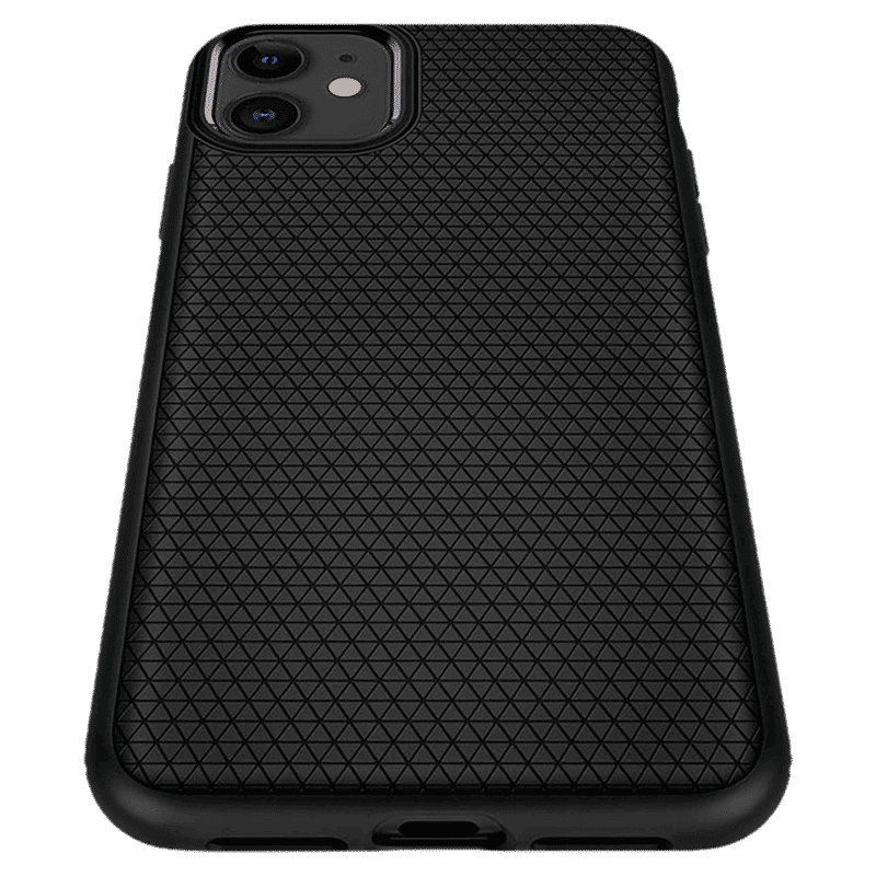 spigen Liquid Air TPU Back Cover for Apple iPhone 11 (Wireless Charging Compatible, Black)_10