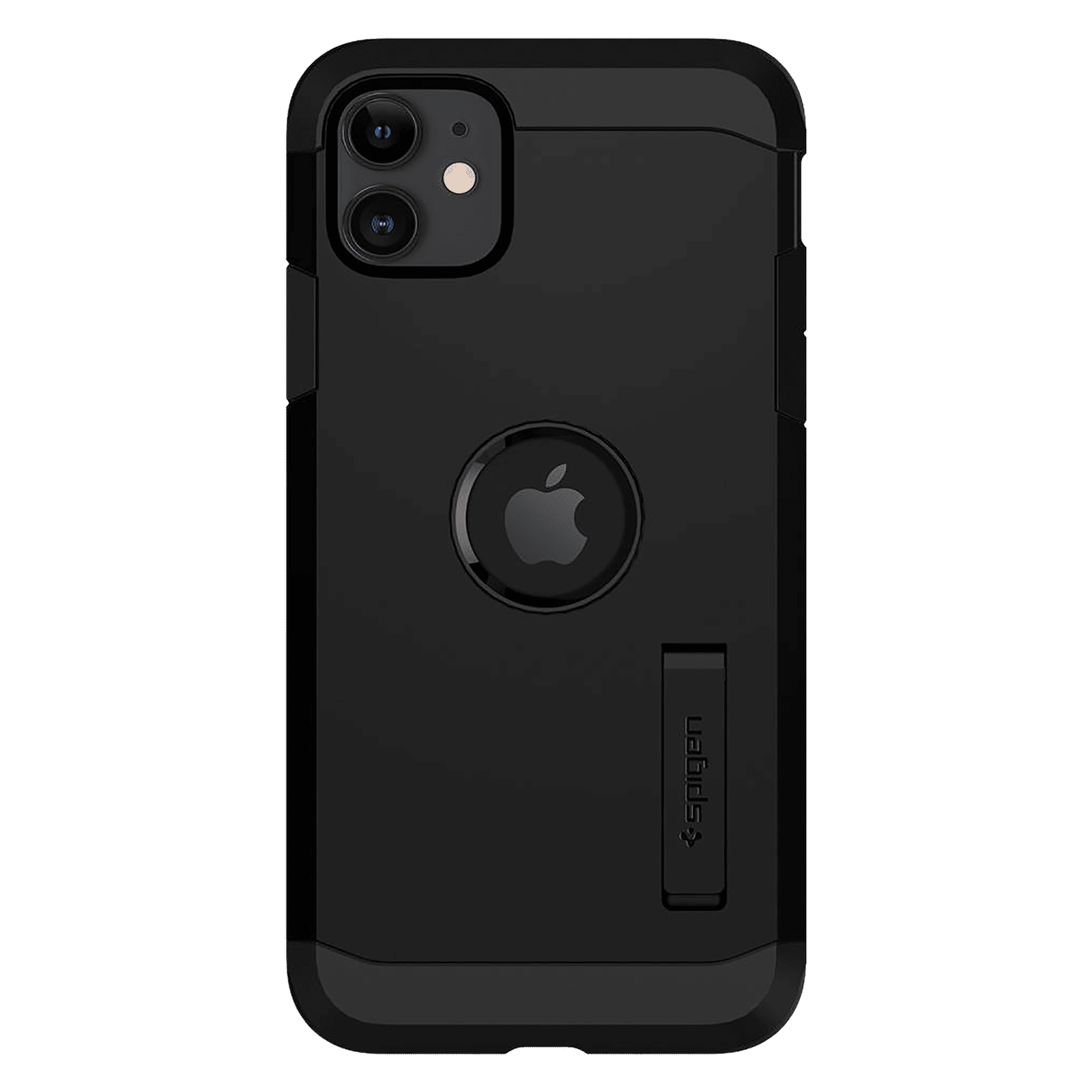spigen Tough Armor TPU & PC Back Case For iPhone 11 (Air Cushion Technology, 076CS27439, Black)_4