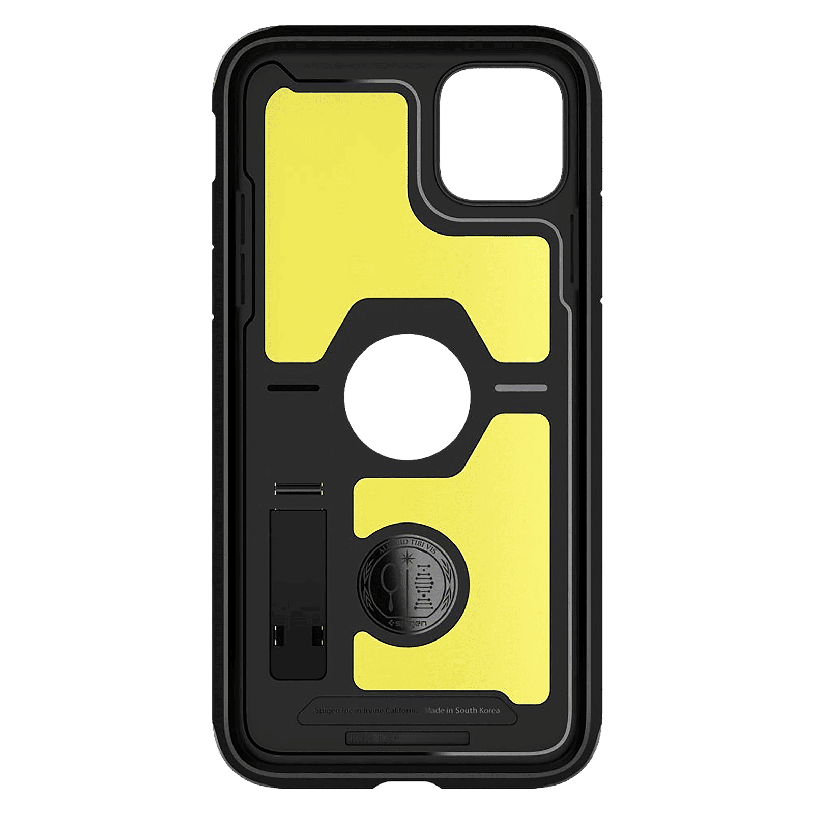 spigen Tough Armor TPU & PC Back Case For iPhone 11 (Air Cushion Technology, 076CS27439, Black)_5