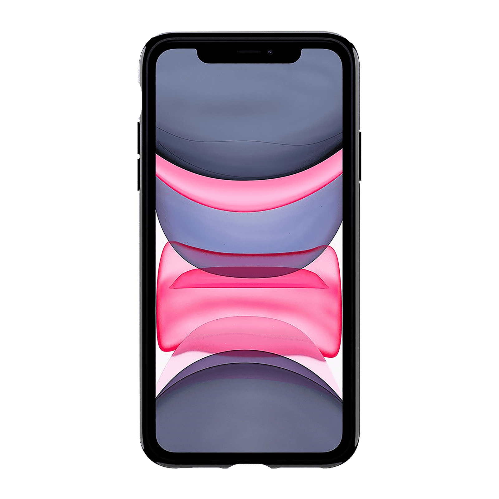 spigen Ultra Hybrid S Hard Polycarbonate & TPU Back Cover for Apple iPhone 11 (Supports Wireless Charging, Jet Black)_3