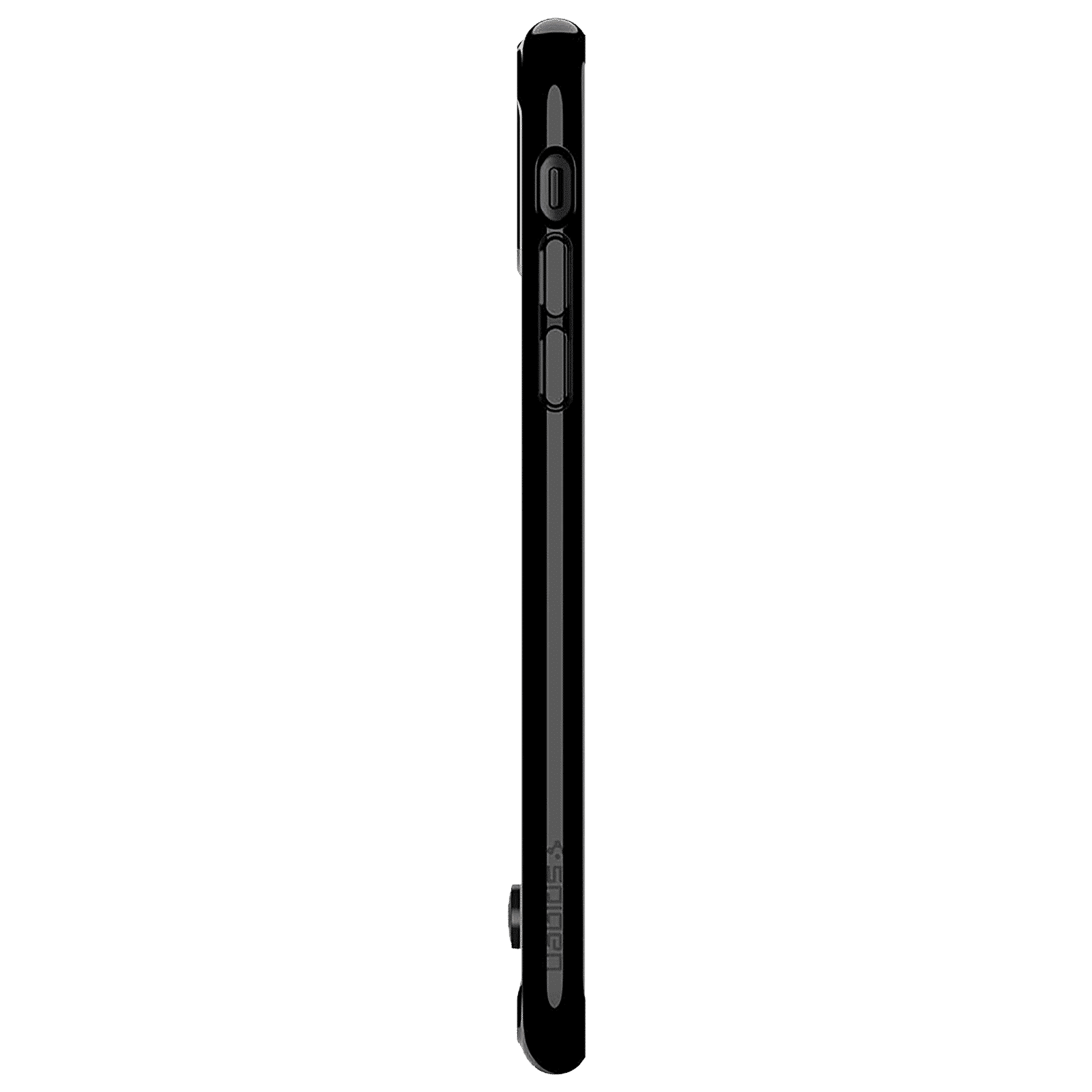 spigen Ultra Hybrid S Hard Polycarbonate & TPU Back Cover for Apple iPhone 11 (Supports Wireless Charging, Jet Black)_5