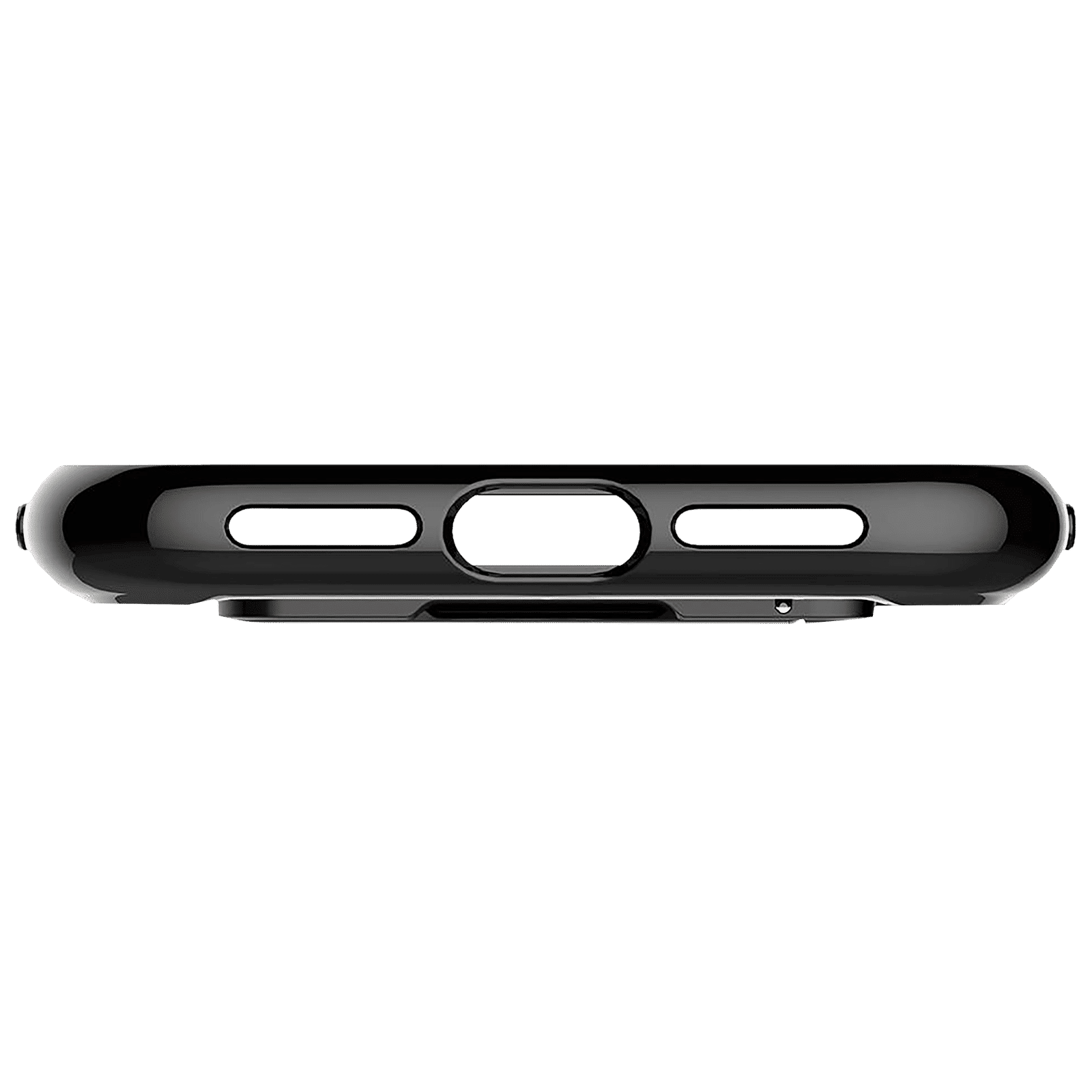 spigen Ultra Hybrid S Hard Polycarbonate & TPU Back Cover for Apple iPhone 11 (Supports Wireless Charging, Jet Black)_6
