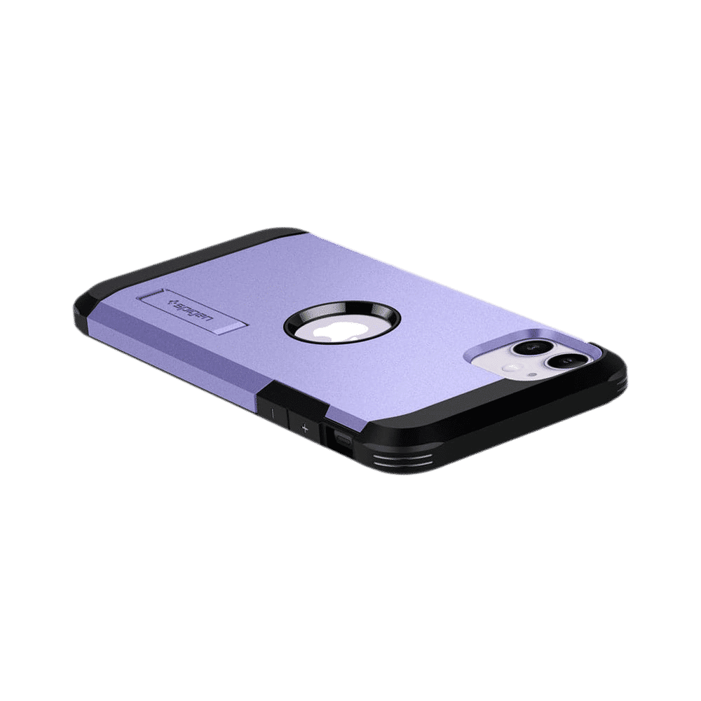 spigen Tough Armor TPU & PC Back Case For iPhone 11 (Air Cushion Technology, ACS00409, Purple)_12