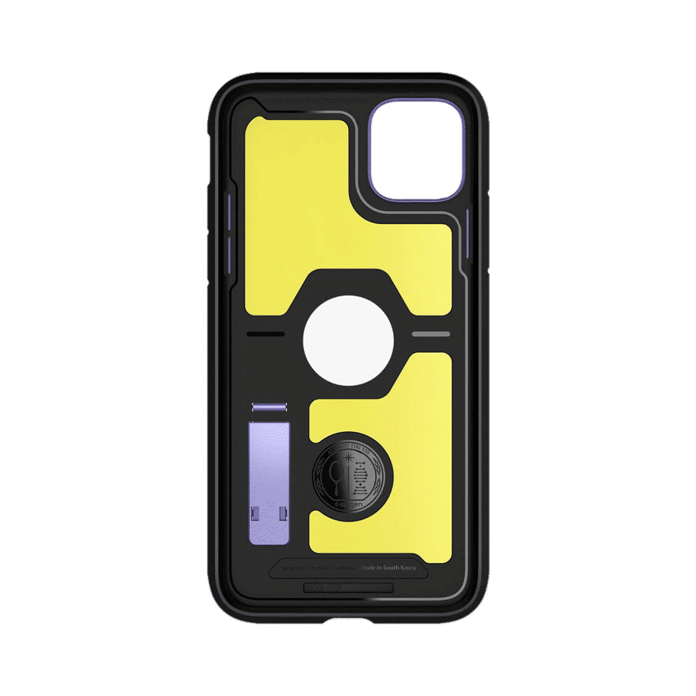 spigen Tough Armor TPU & PC Back Case For iPhone 11 (Air Cushion Technology, ACS00409, Purple)_13