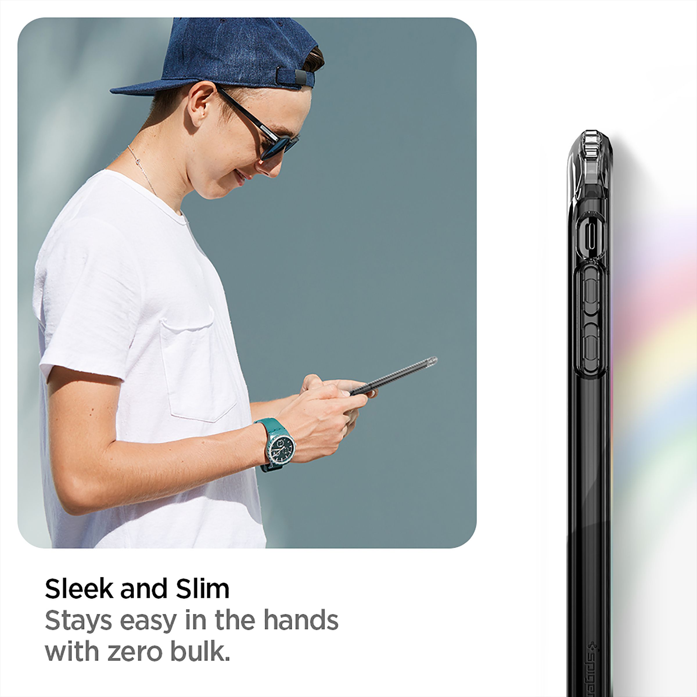 spigen Rugged Crystal TPU Back Cover for Apple iPhone 11 (Air Cushion Technology, Crystal Clear)_8