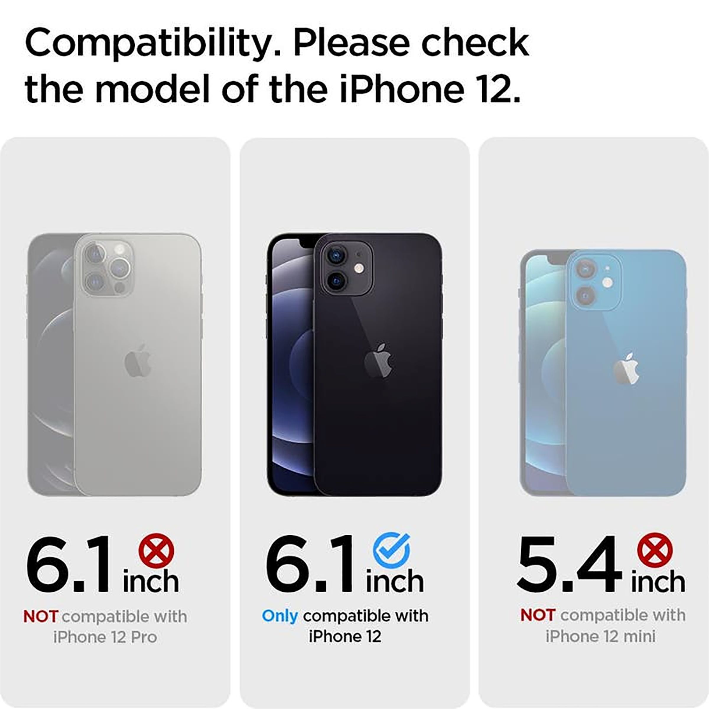 spigen Optik Crystal TPU Back Cover for Apple iPhone 12 (Air Cushion Technology, Chrome Silver)_3