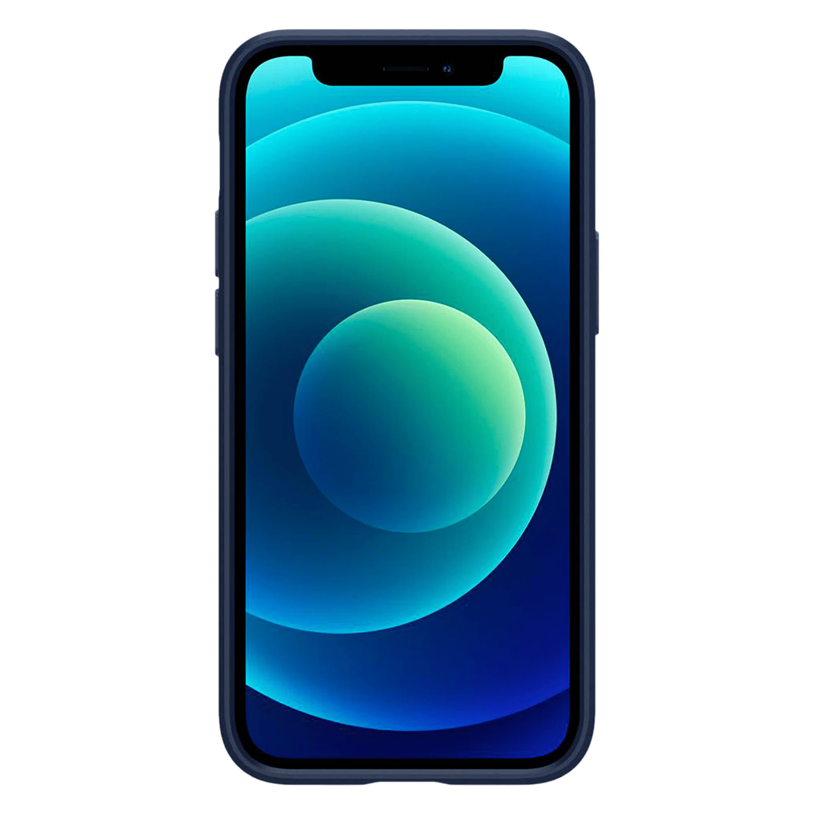 spigen Thin Fit TPU & Polycarbonate Back Cover for Apple iPhone 12 Mini (Wireless Charging Compatible, Navy Blue) spigen Thin Fit TPU & Polycarbonate Back Cover for Apple iPhone 12 Mini (Wireless Charging Compatible, Navy Blue)_3