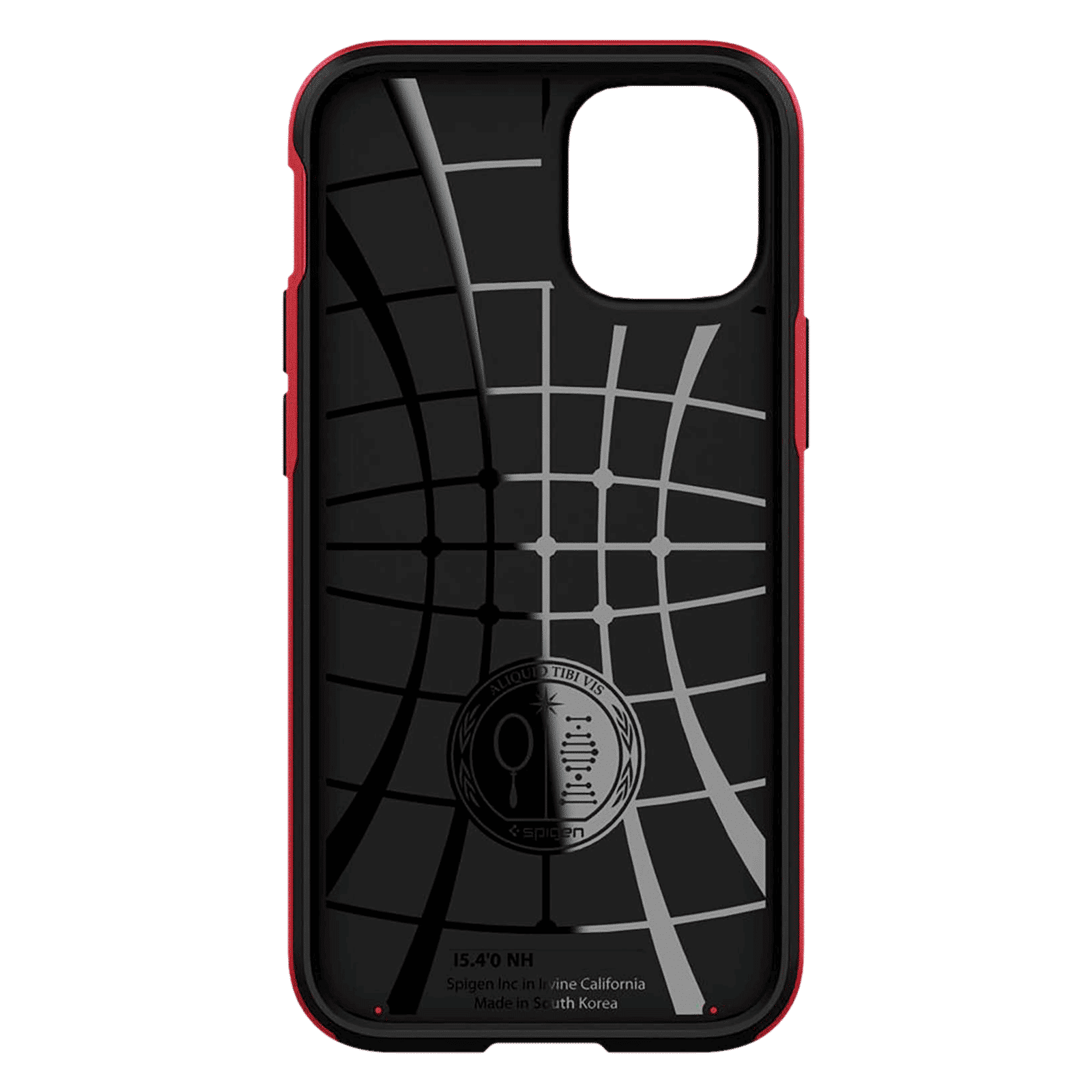 spigen Neo Hybrid TPU & Polycarbonate Back Cover for Apple iPhone 12 Mini (Wireless Charging Compatible, Red)_5