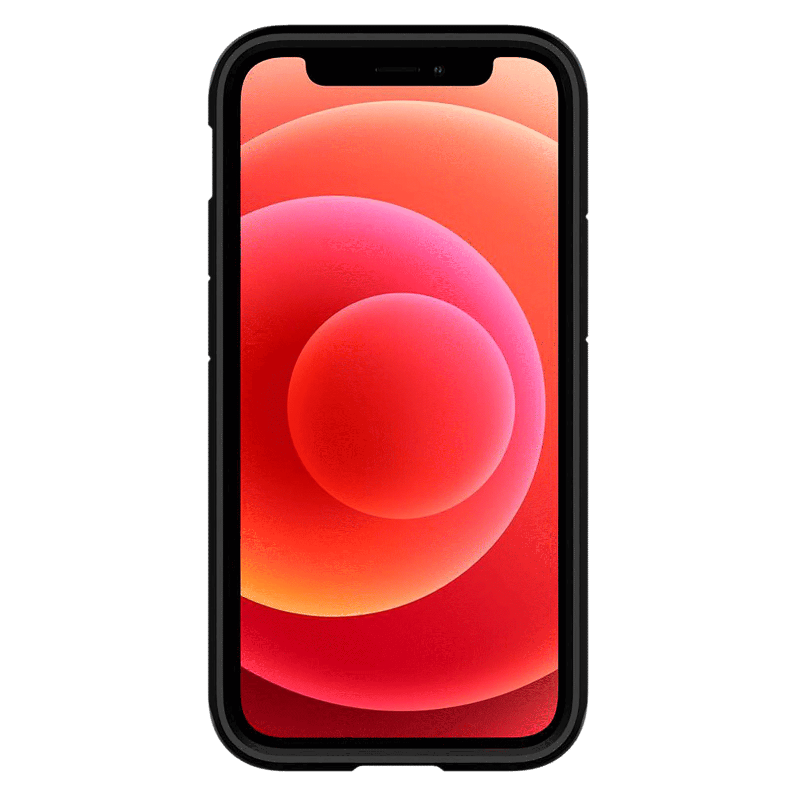 spigen Tough Armor TPU & Polycarbonate Back Case with Stand for Apple iPhone 12 Mini (Wireless Charging Compatible, Red)_3