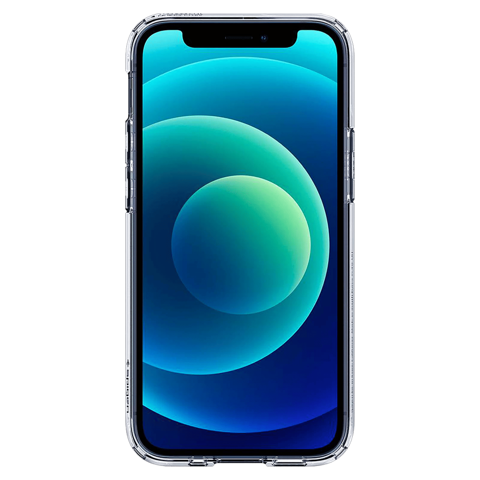 spigen Ultra Hybrid Mag TPU & Polycarbonate Back Cover for Apple iPhone 12 Mini (Air Cushion Technology, Blue)_5