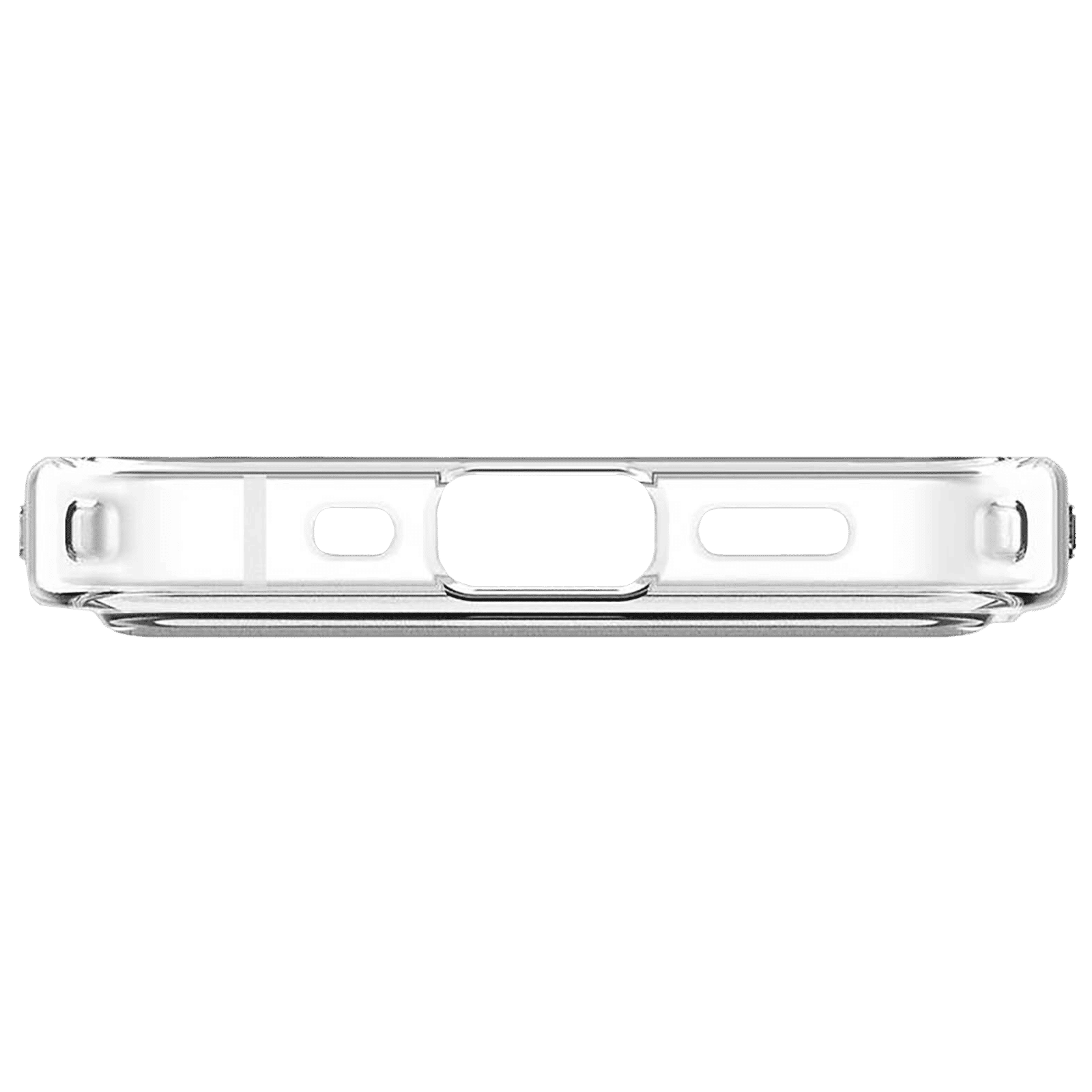 spigen Crystal Slot TPU Back Cover for Apple iPhone 12 Mini (Air Cushion Technology, Crystal Clear)_6