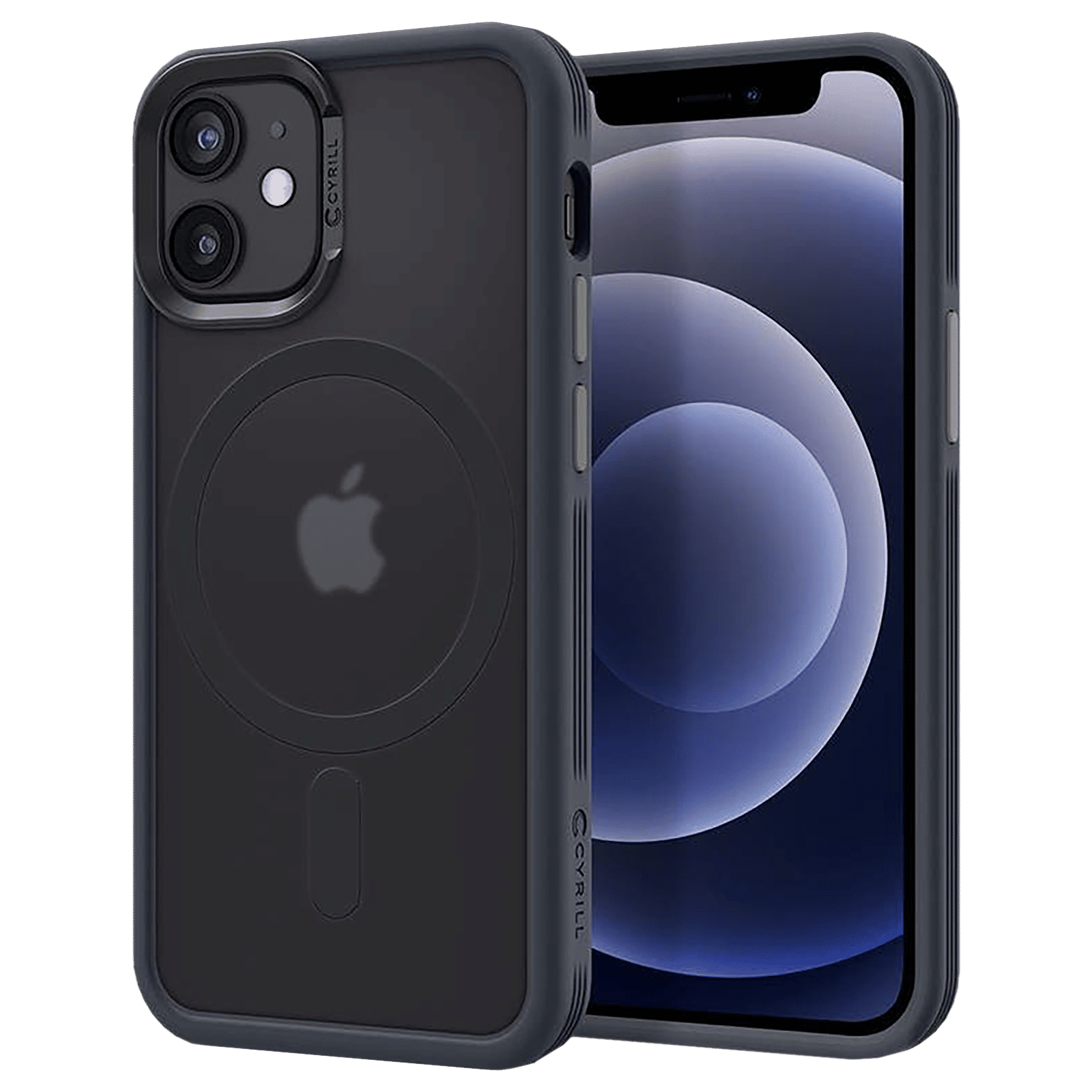 spigen TPU Back Cover for Apple iPhone 12 Mini (Wireless Charging Compatible, Graphite)_1