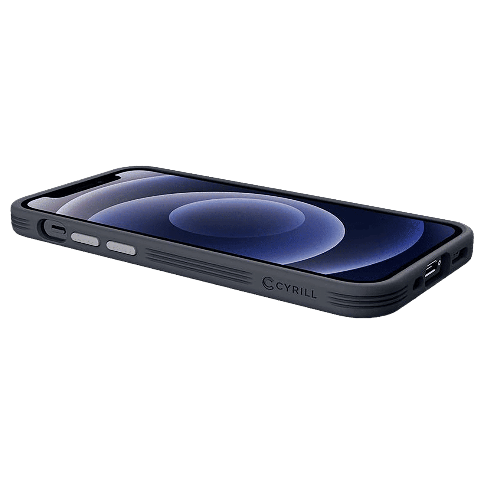 spigen TPU Back Cover for Apple iPhone 12 Mini (Wireless Charging Compatible, Graphite)_8