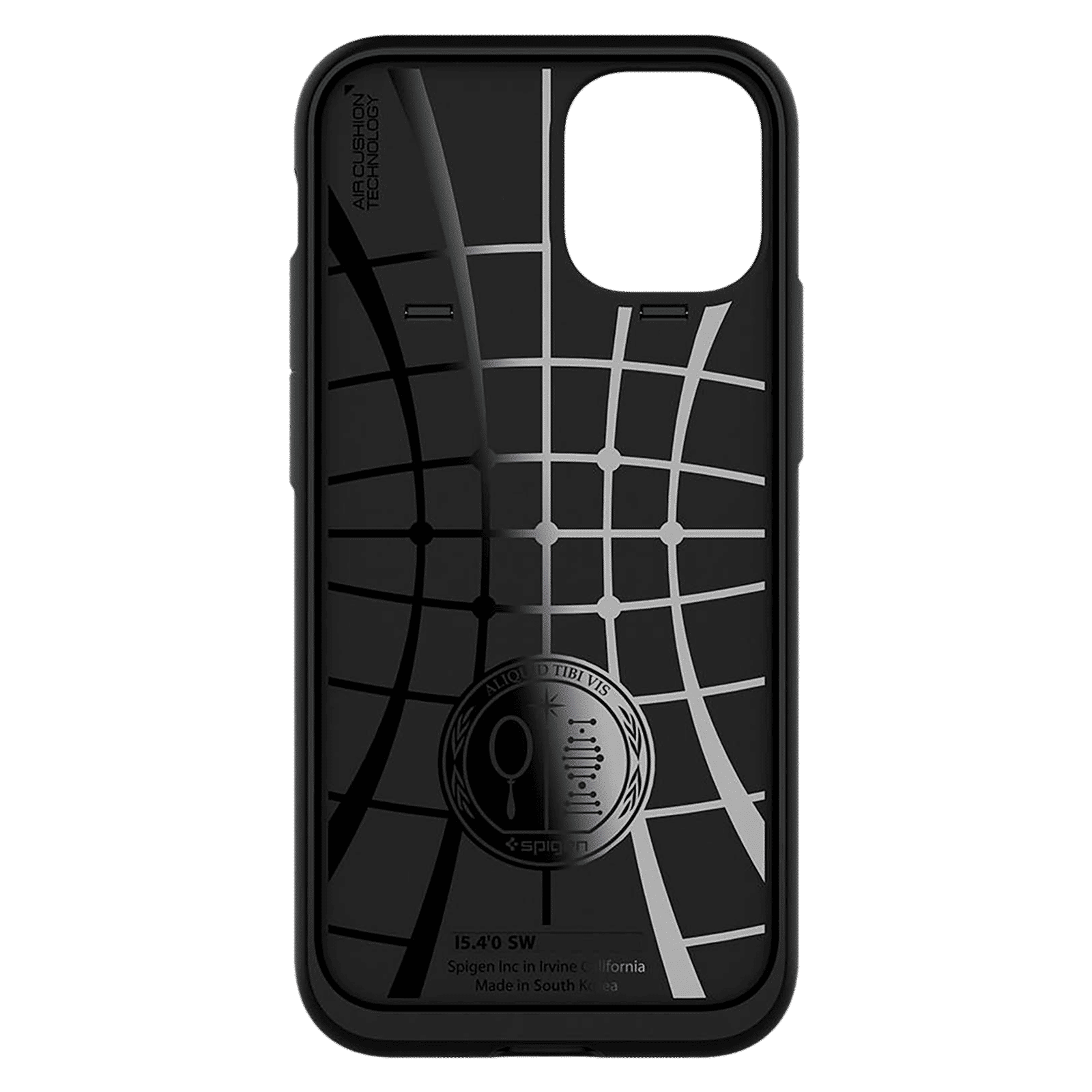 spigen Slim Armor Wallet TPU & Polycarbonate Back Cover for Apple iPhone 12 Mini (Air Cushion Technology, Navy Blue)_5