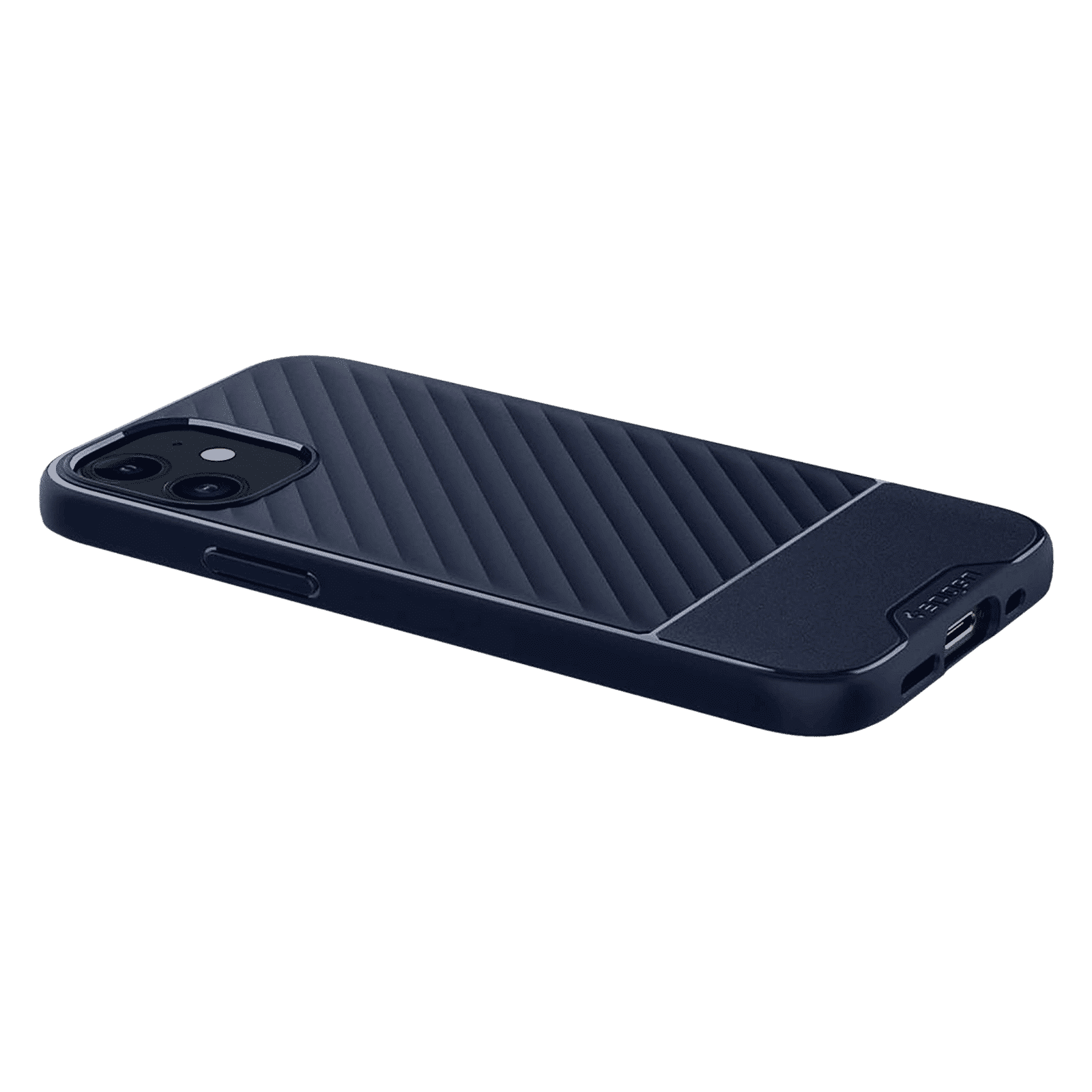 spigen Core Armor TPU Back Cover for Apple iPhone 12 Mini (Slim and Grip Friendly, Navy Blue)_8