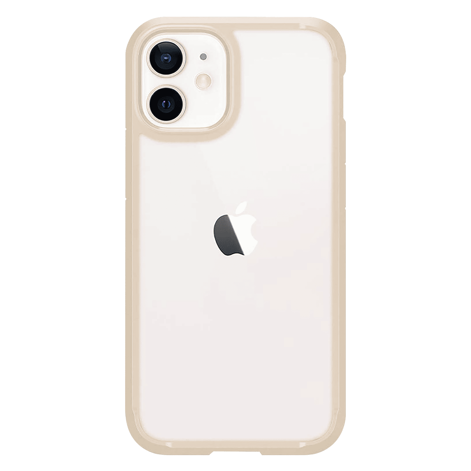 spigen Ultra Hybrid TPU Back Cover for Apple iPhone 12 Mini (Wireless Charging Compatible?, Sand Beige)_3