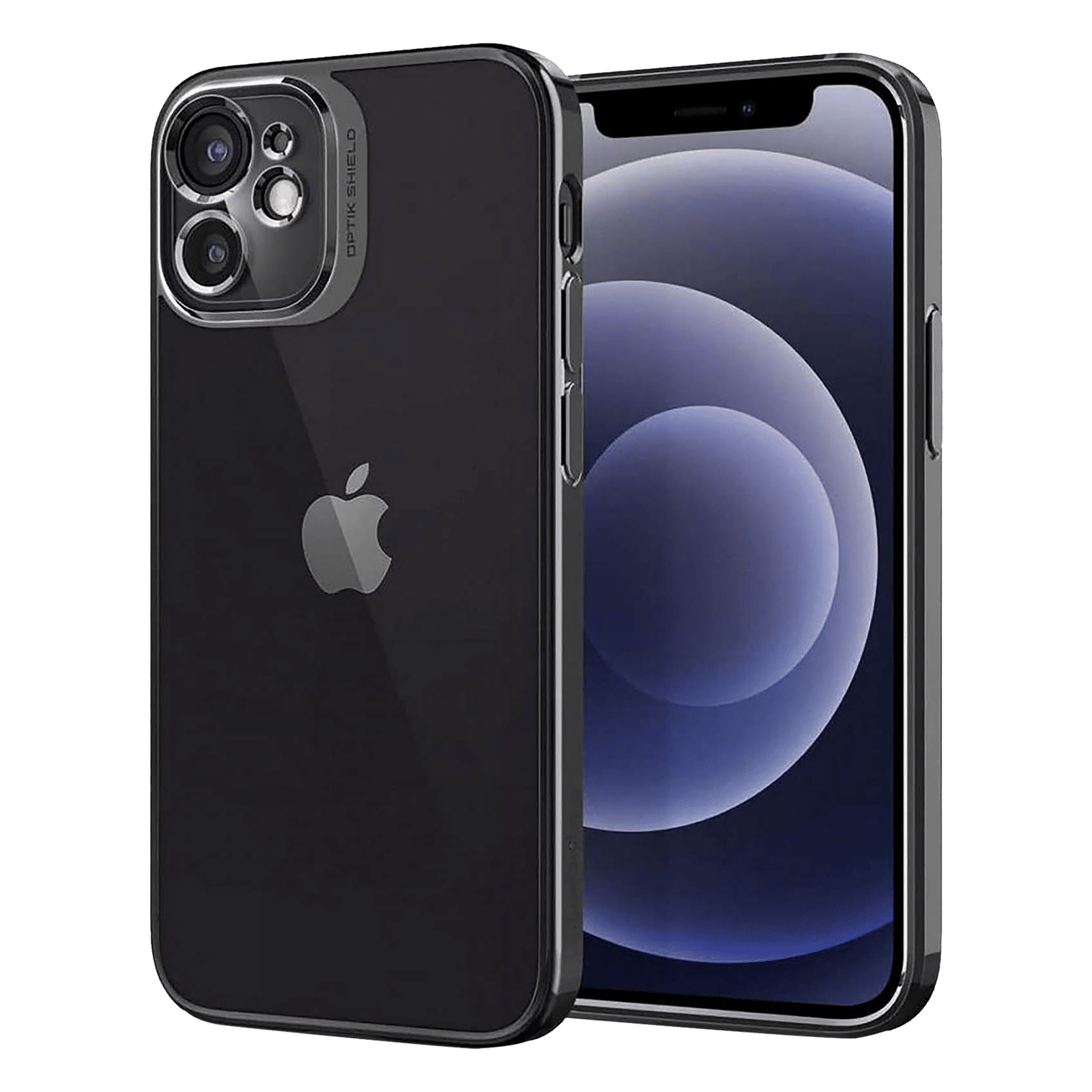 spigen TPU & Silicone Back Cover for Apple iPhone 12 Mini (Wireless Charging Compatible, Chrome Gray)_3