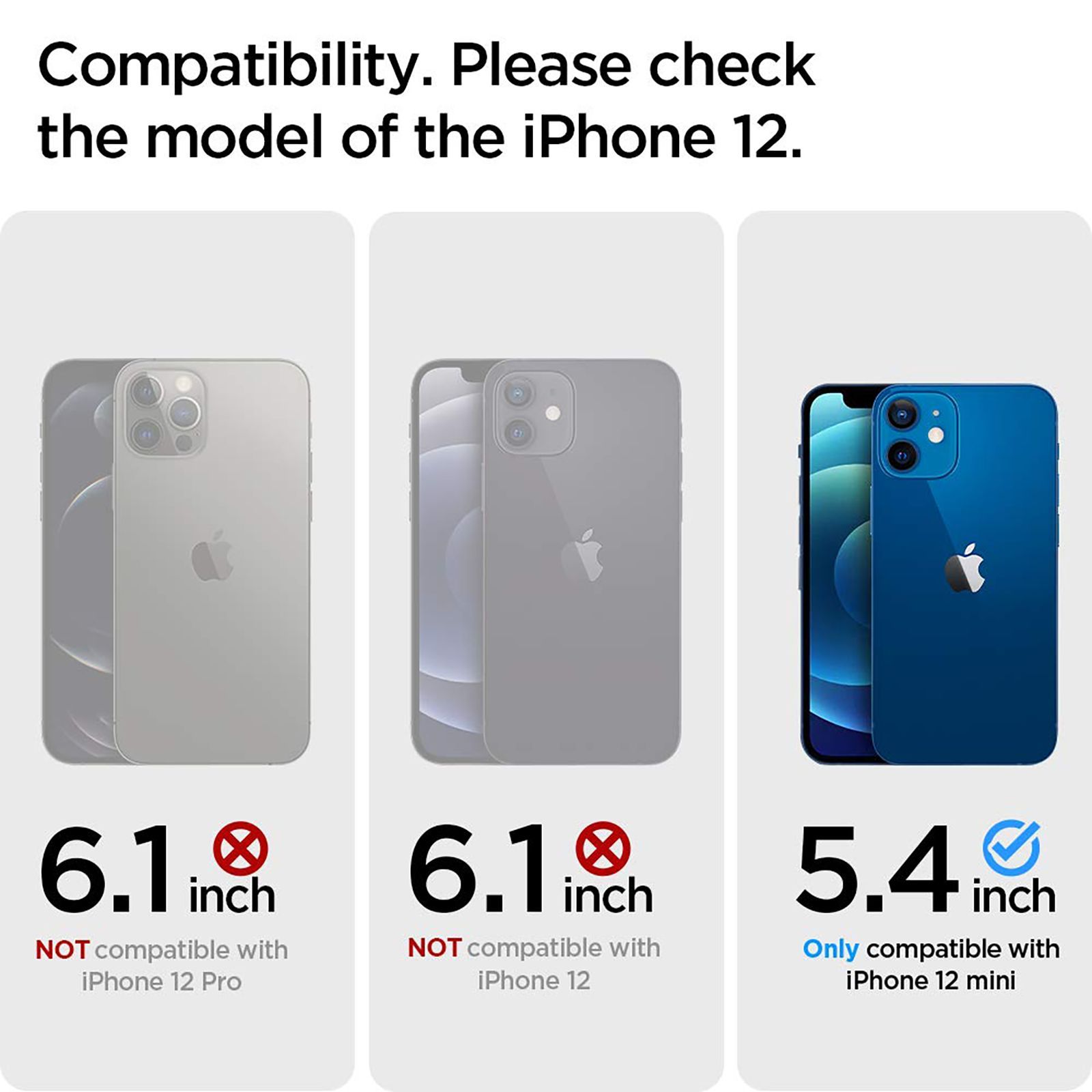 spigen TPU & Silicone Back Cover for Apple iPhone 12 Mini (Wireless Charging Compatible, Chrome Gray)_6