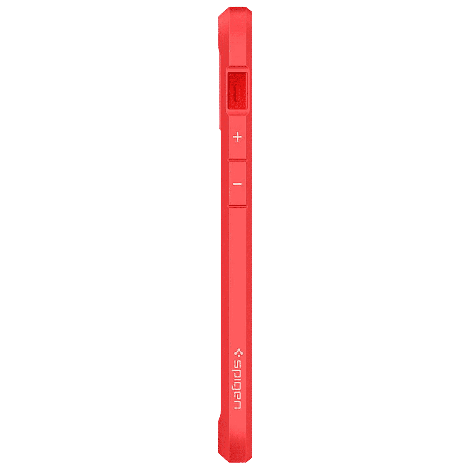 spigen Ultra Hybrid TPU & Polycarbonate Back Cover for Apple iPhone 12 Mini (Raised Bezels, Red)_6