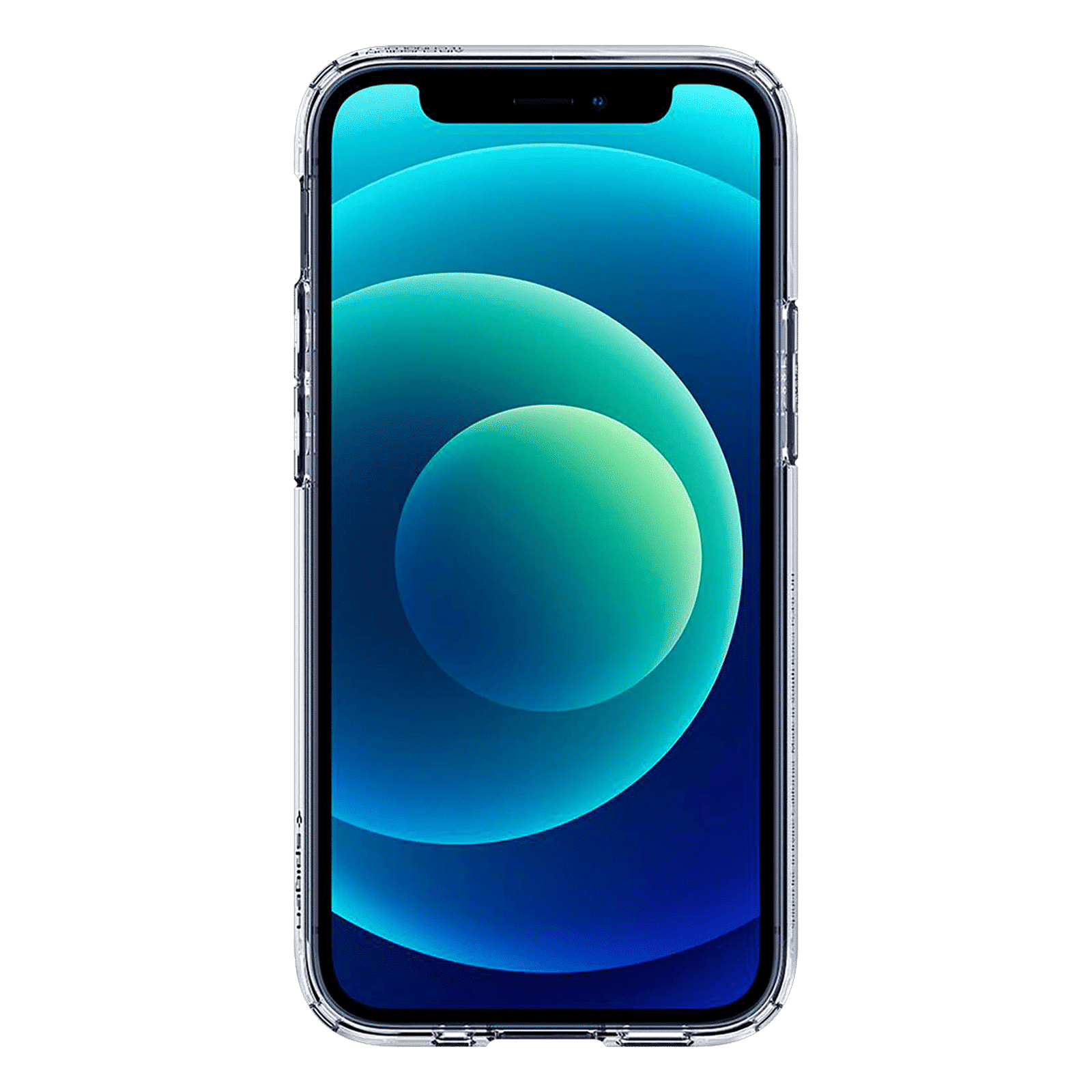 spigen Ultra Hybrid TPU & Polycarbonate Back Cover for Apple iPhone 12 Mini (Air Cushion Technology, Crystal Clear)_3