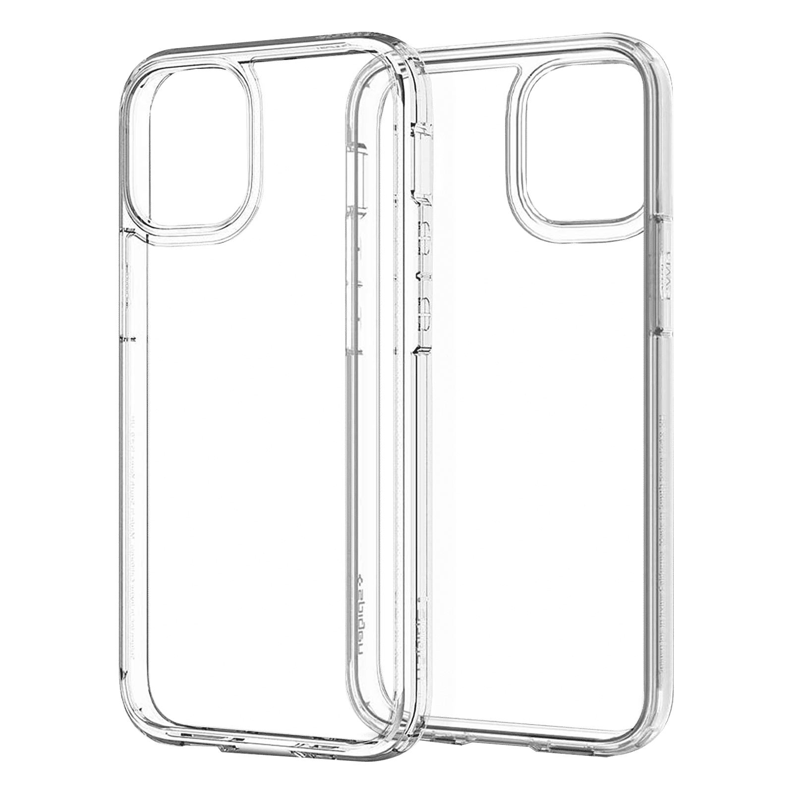 spigen Ultra Hybrid TPU & Polycarbonate Back Cover for Apple iPhone 12 Mini (Air Cushion Technology, Crystal Clear)_5