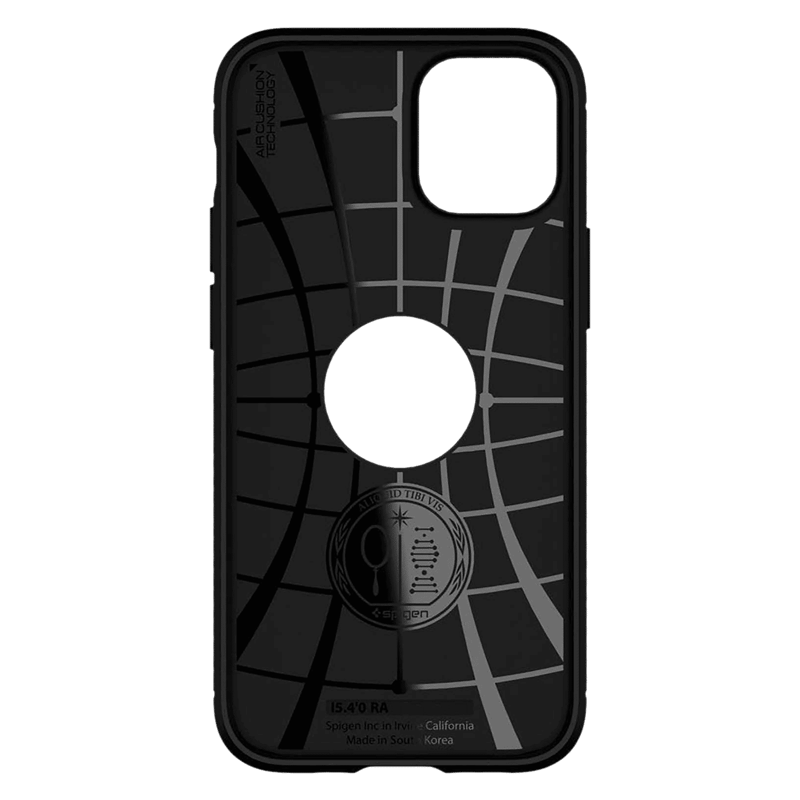 spigen Rugged Armor TPU Back Cover for Apple iPhone 12 Mini (Wireless Charging Compatible, Matte Black) spigen Rugged Armor TPU Back Cover for Apple iPhone 12 Mini (Wireless Charging Compatible, Matte Black)_5