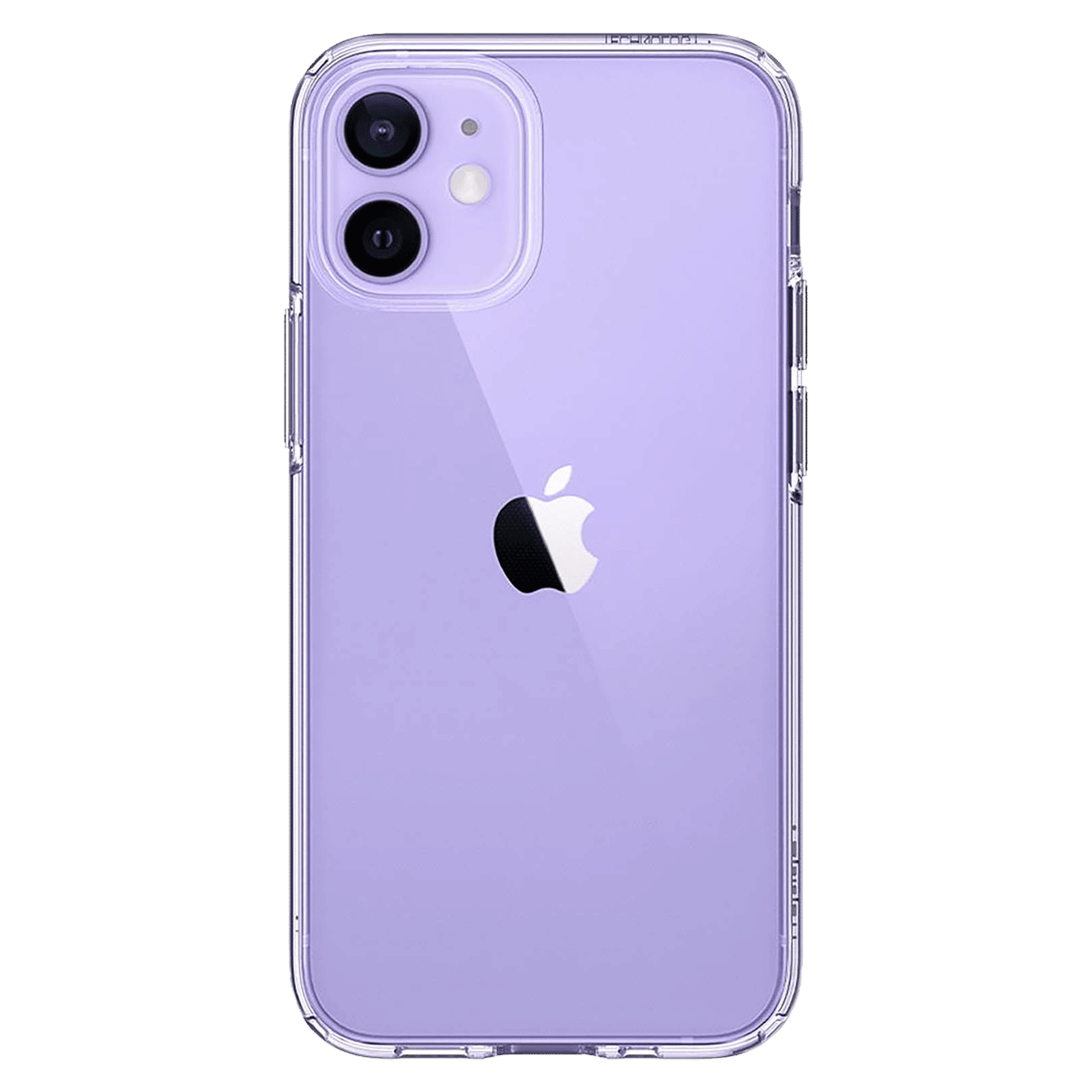 spigen Liquid Crystal Soft TPU & Polycarbonate Back Cover for Apple iPhone 12 Mini (Wireless Charging Compatible, Crystal Clear)_4