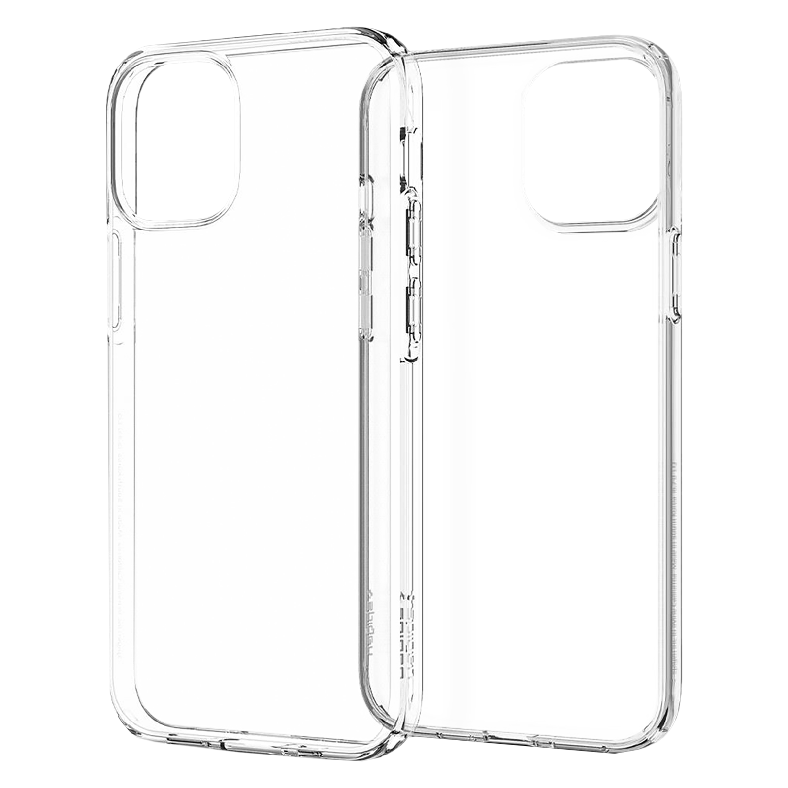 spigen Liquid Crystal Soft TPU & Polycarbonate Back Cover for Apple iPhone 12 Mini (Wireless Charging Compatible, Crystal Clear)_5