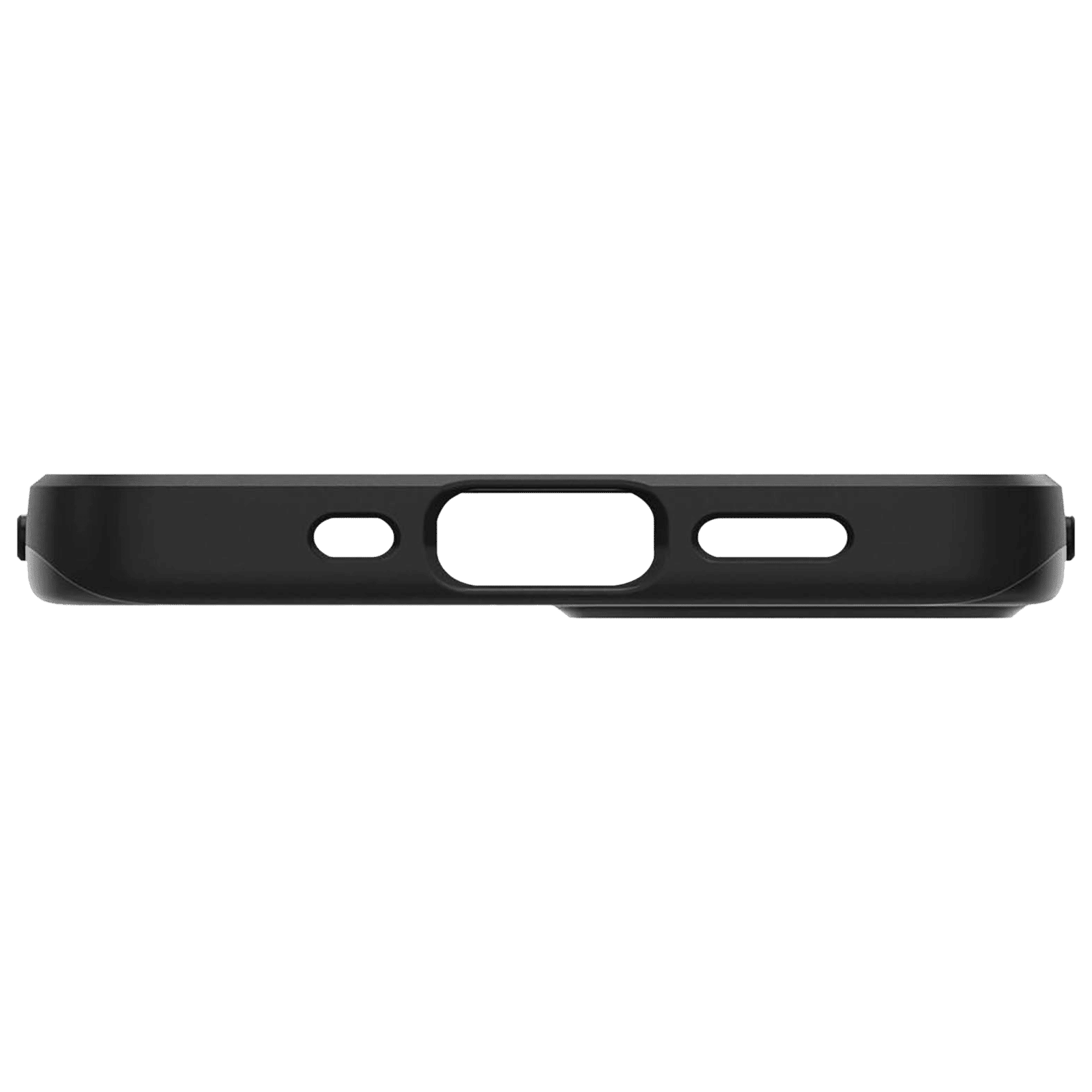 spigen Thin Fit TPU & Polycarbonate Back Cover for Apple iPhone 12 Mini (Wireless Charging Compatible, Black)_7