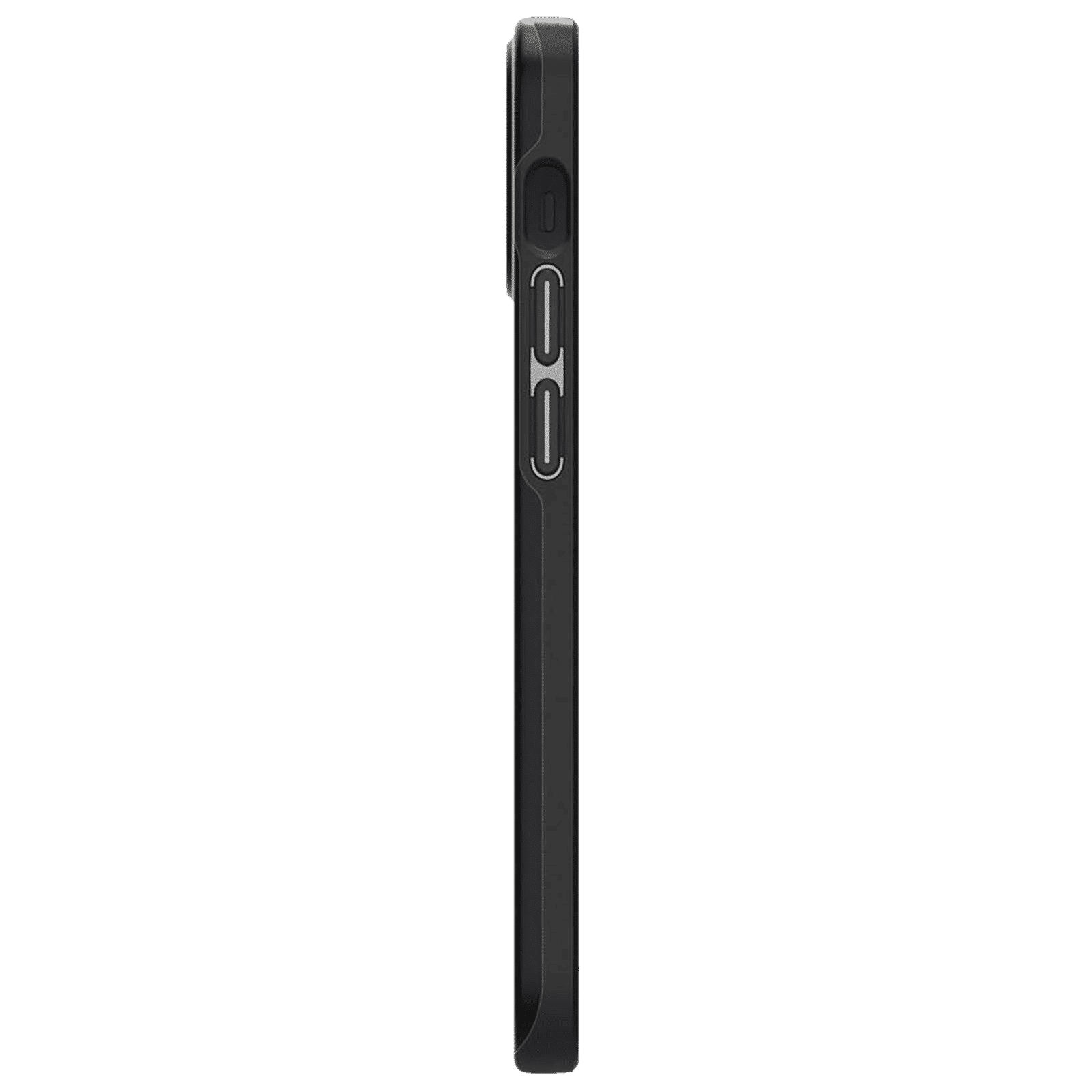 spigen Thin Fit TPU & Polycarbonate Back Cover for Apple iPhone 12 Mini (Wireless Charging Compatible, Black)_6