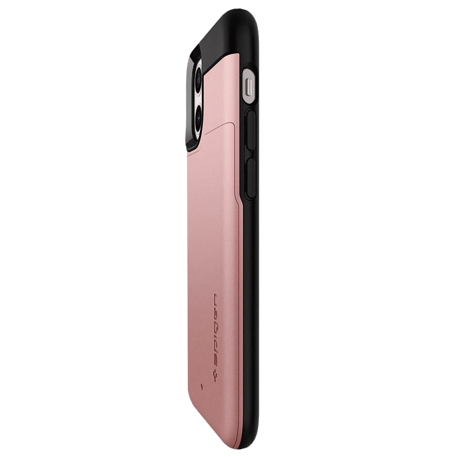 spigen Slim Armor CS Hard & Soft TPU & Polycarbonate Back Cover for Apple iPhone 12 Mini (Air Cushion Technology, Rose Gold)_8