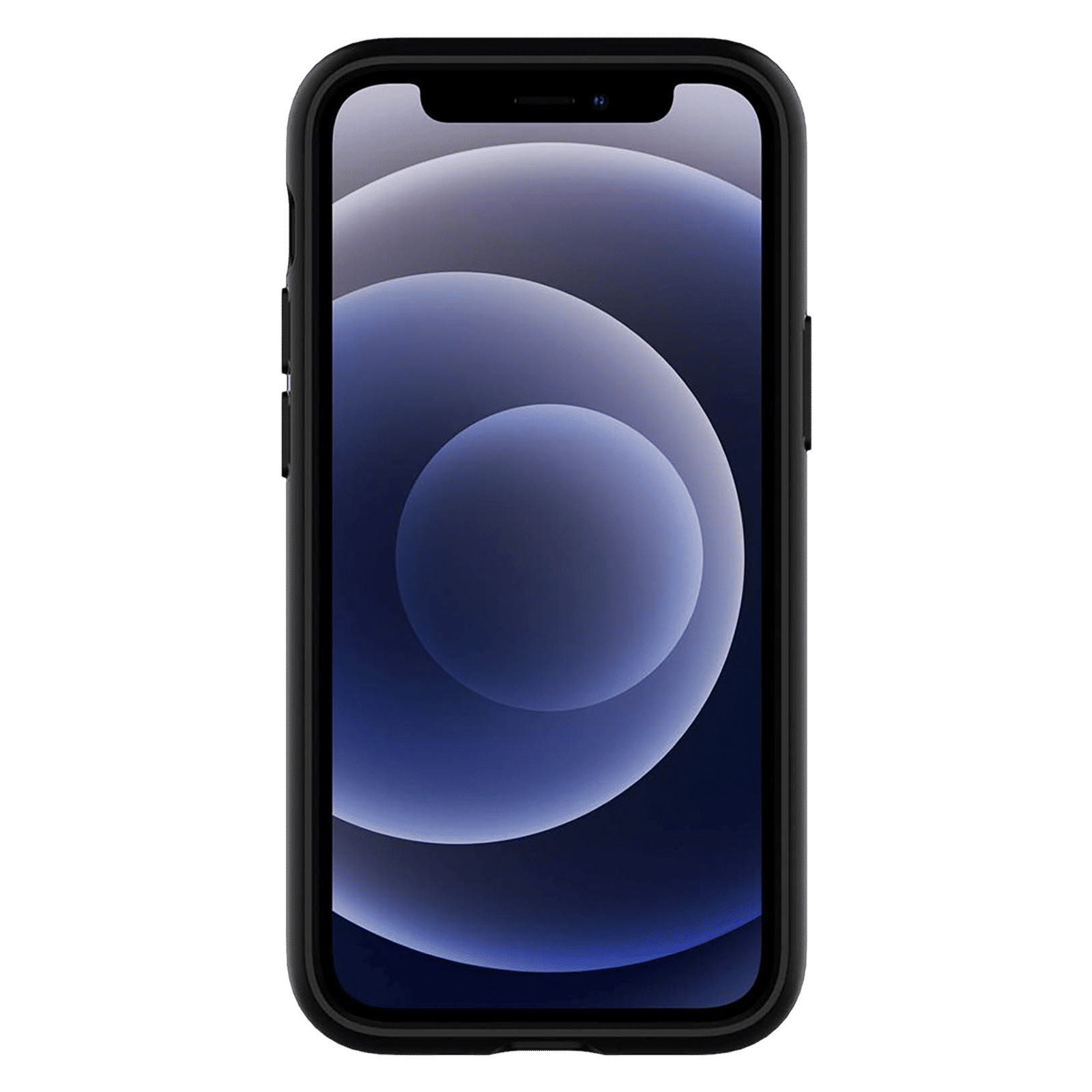 spigen Slim Armor CS Polycarbonate & TPU Back Cover for Apple iPhone 12 mini (Air Cushion Technology, Black)_3